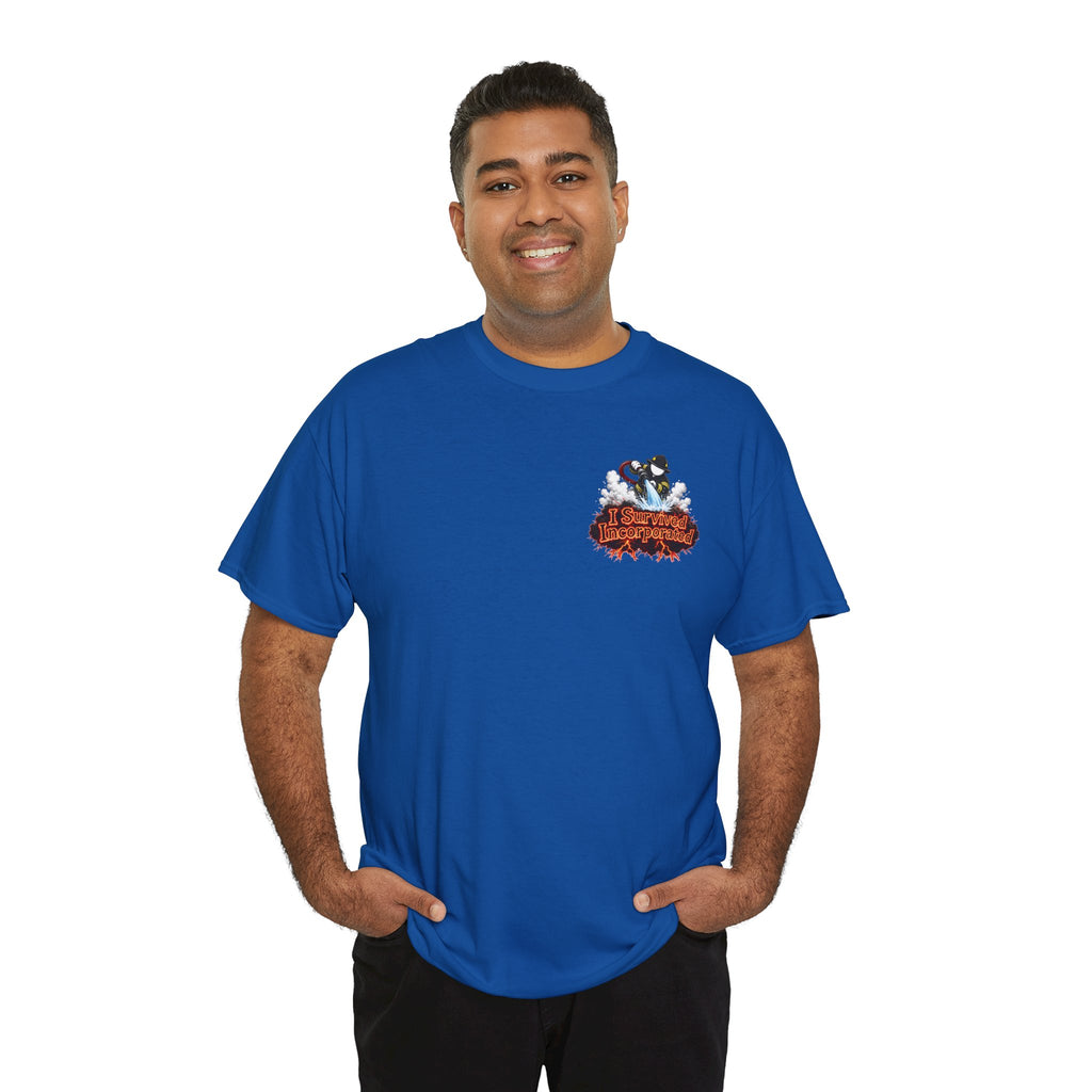 I Survived 2020 — "Please Stand By" Test Pattern Tee Wildfire Signal Edition Summer Premiere Unisex Heavy Cotton Tee