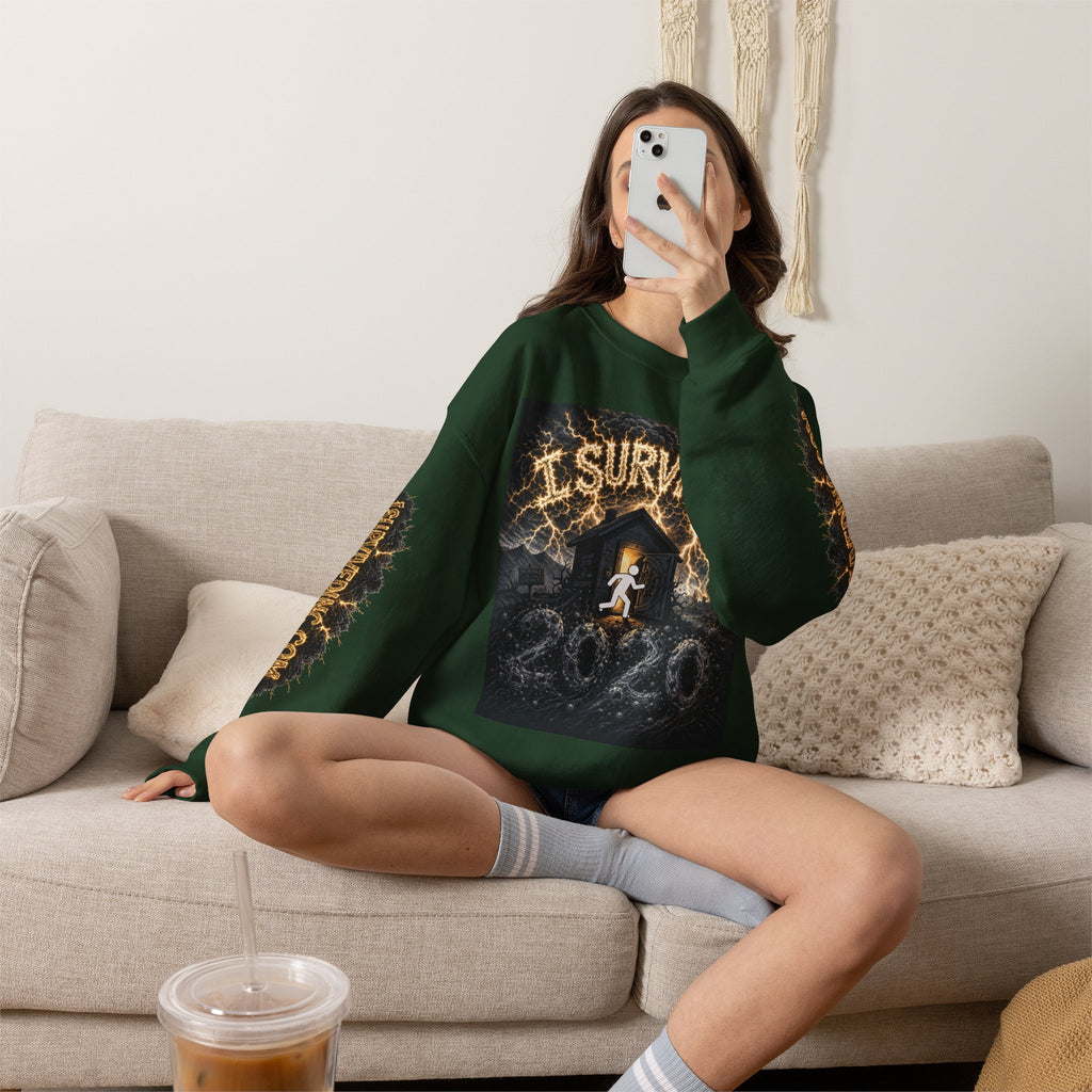 I Survived 2020 — Original PILOT Design: Special Edition Unisex Heavy Blend™ Crewneck Sweatshirt