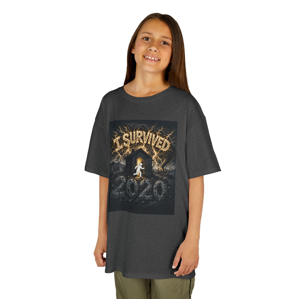 I Survived 2020 — Original Design Teaser Tee | Season 1 Premiere Drop Kids Heavy Cotton™ Tee