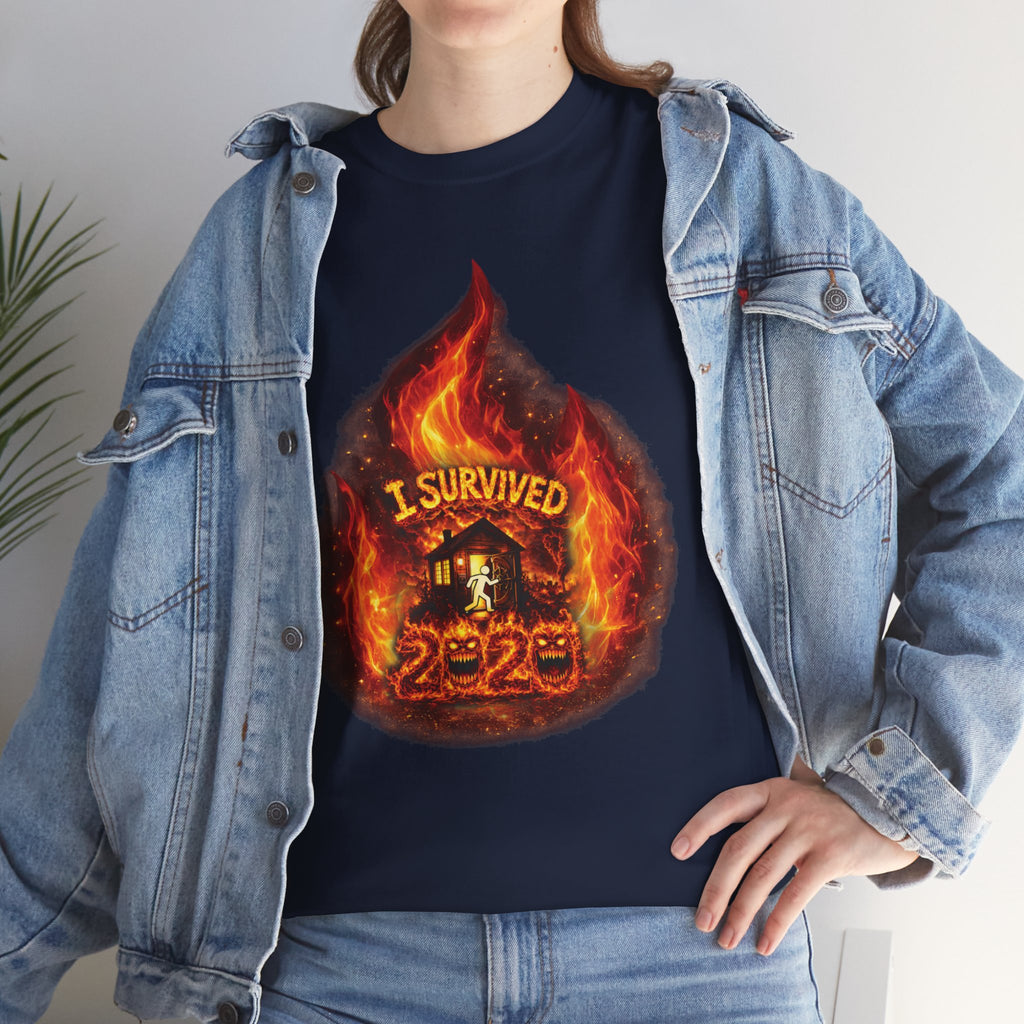 I Survived 2020 — Director's Cut S2:E2 "The Bobcat Fire" | Wildfire Edition Memorial Unisex Heavy Cotton Tee