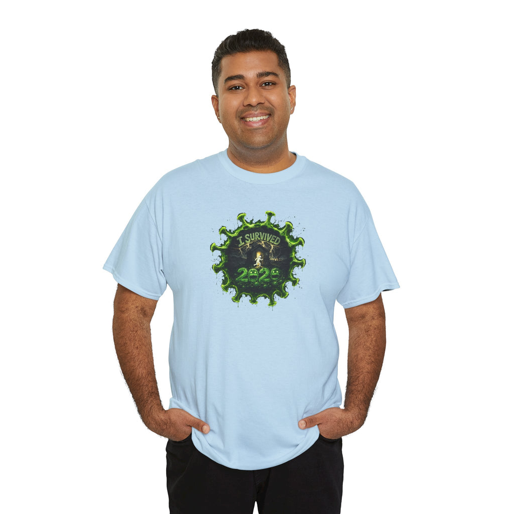I Survived 2020 — PANDEMIC S1:E4: Director's Cut "Mask Madness" Unisex Heavy Cotton Tee