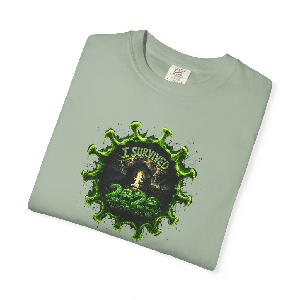 I Survived 2020 — PANDEMIC S1:E5: Director's Cut "Delivery Doomsday" Unisex Garment-Dyed T-shirt