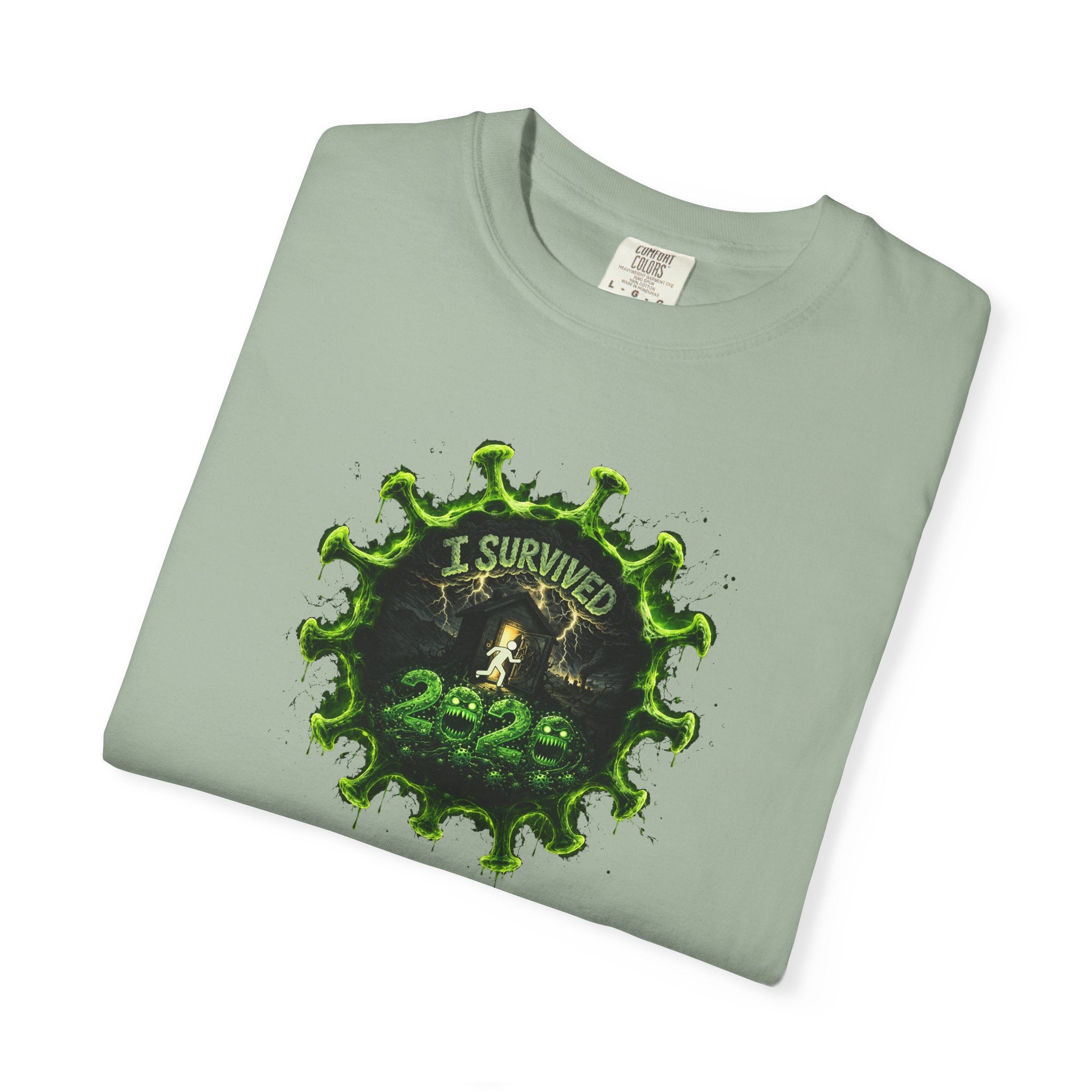 I Survived 2020 — PANDEMIC S1:E5: Director's Cut "Delivery Doomsday" Unisex Garment-Dyed T-shirt