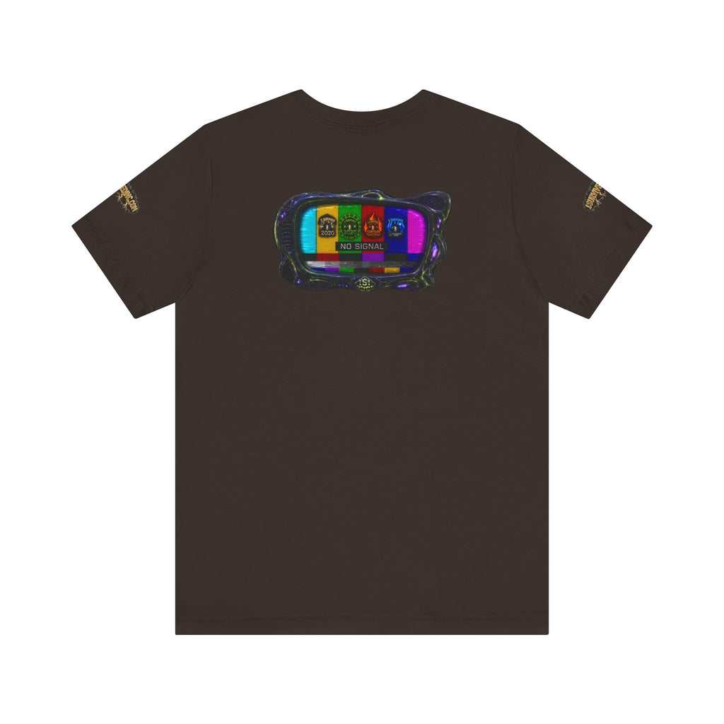 I Survived 2020 — "No Signal" Test Pattern Tee Alien Broadcast Finale Summer Premiere Unisex Jersey Short Sleeve Tee