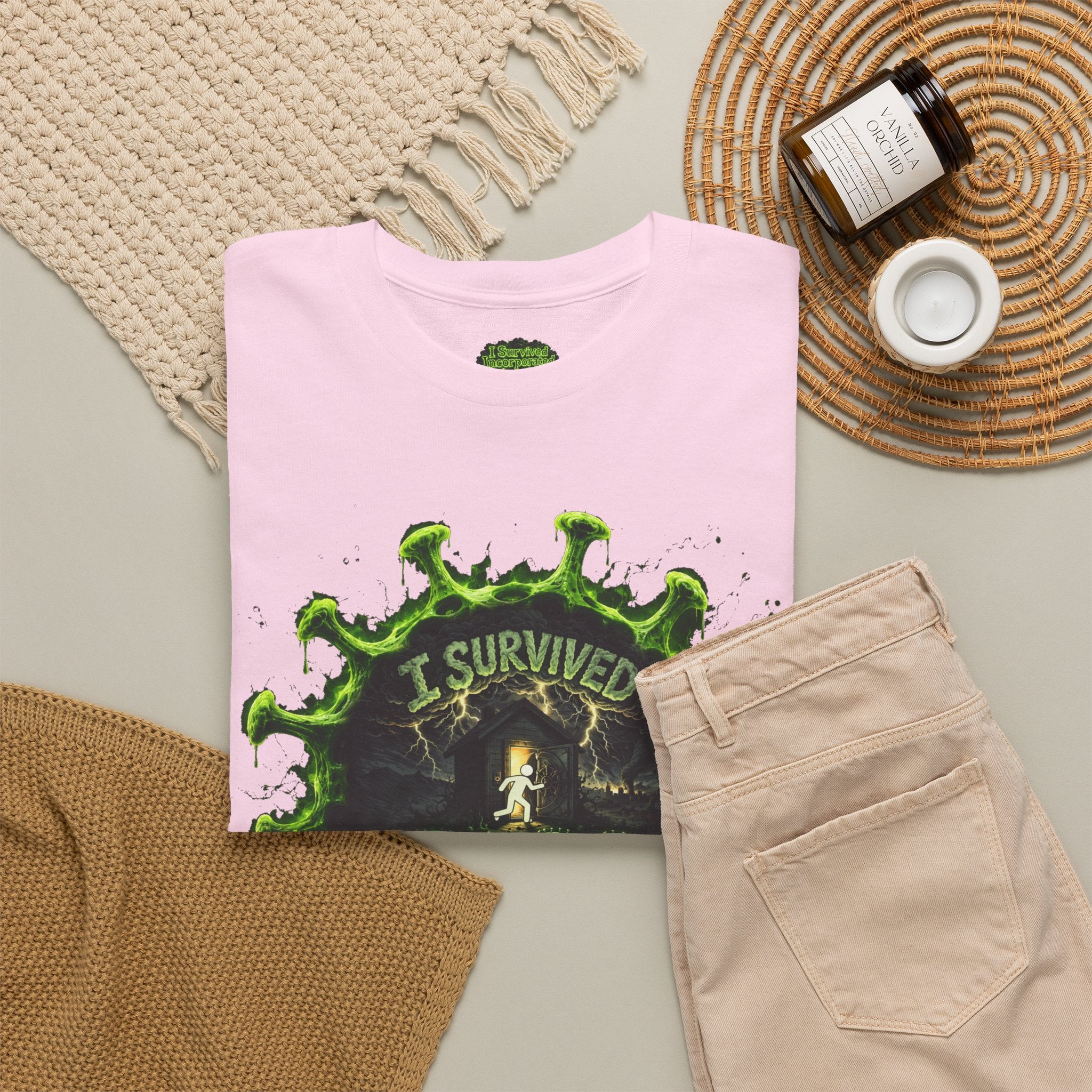 I Survived 2020 — Director's Cut S1:E5 "Delivery Doomsday" | Pandemic Edition Unisex Heavy Cotton Tee