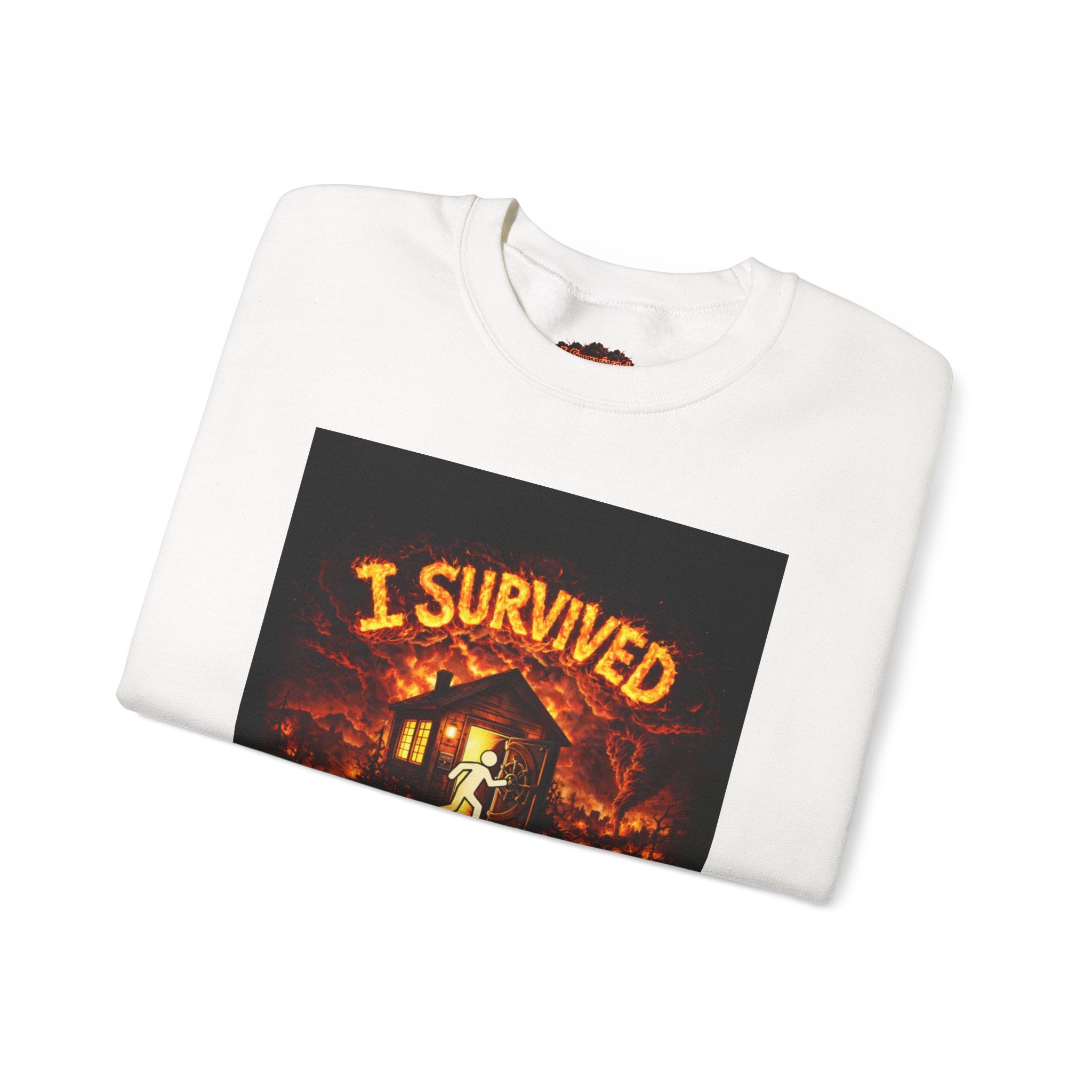 I Survived 2020 — S2:E3 "The California Wildfires" | Wildfire Edition Memorial Unisex Heavy Blend™ Crewneck Sweatshirt