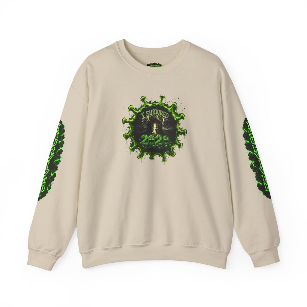I Survived 2020 — PANDEMIC S1:E1: Director's Cut "COVID-19: The Coronavirus" Unisex Heavy Blend™ Crewneck Sweatshirt