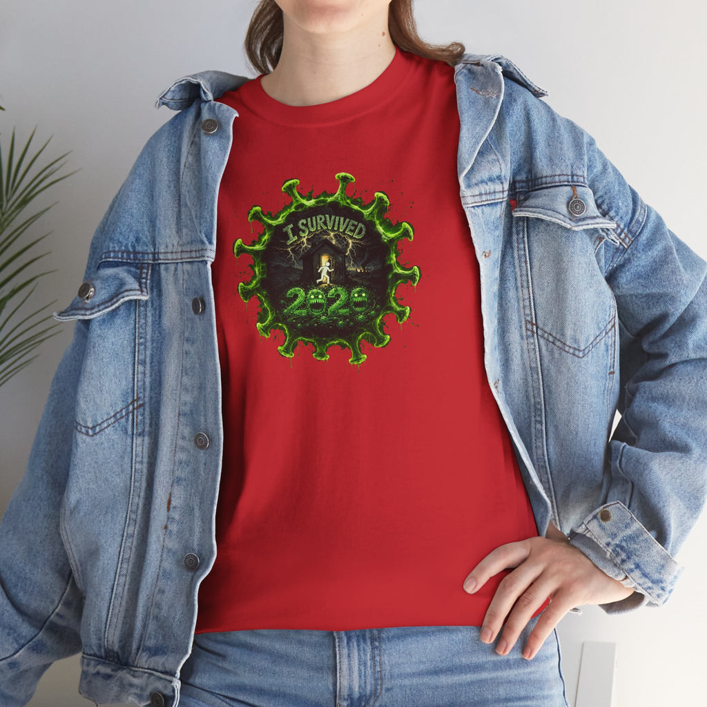 I Survived 2020 — PANDEMIC S1:E2: Director's Cut "The Coming of COVID" Unisex Heavy Cotton Tee
