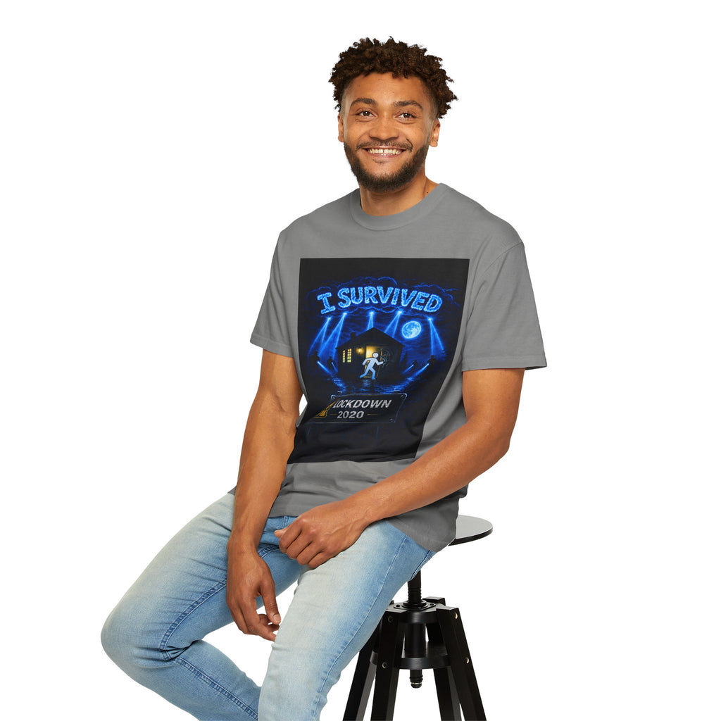 I Survived 2020 — LOCKDOWN S3:E2: "Dating Under Lockdown" Unisex Garment-Dyed T-shirt