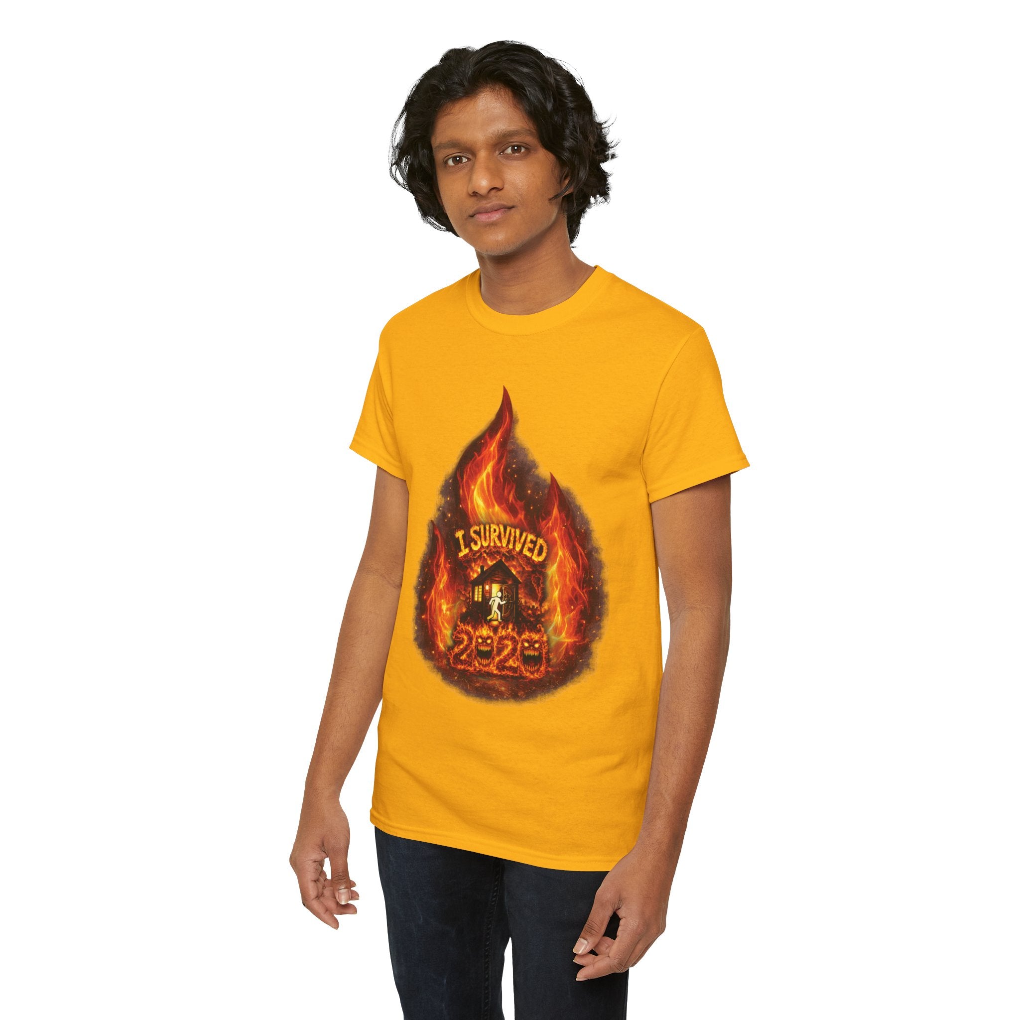 I Survived 2020 — Director's Cut S2:E1 "Berry Creek" | Wildfire Edition Memorial Unisex Heavy Cotton Tee