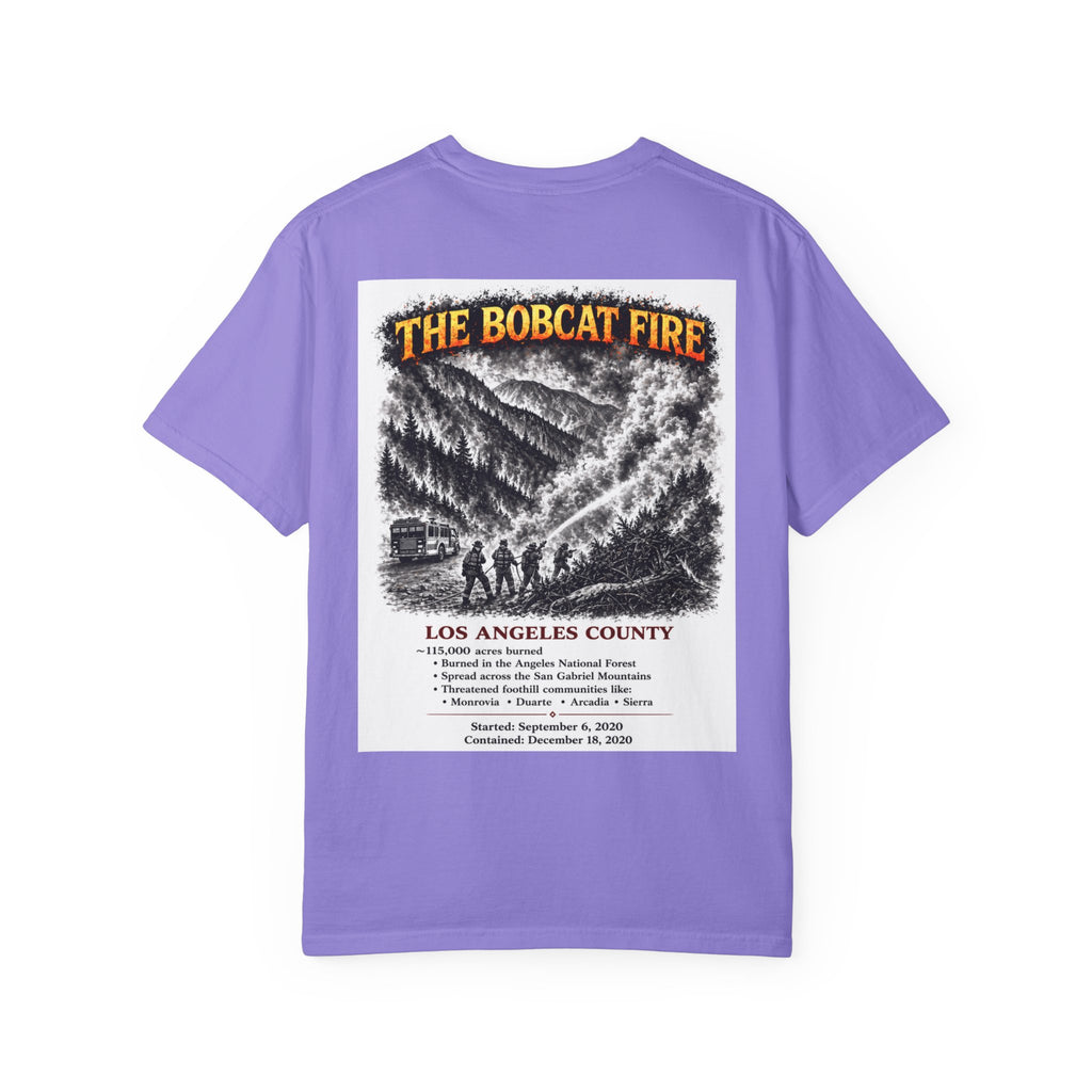 I Survived 2020 — S2:E2 "The Bobcat Fire" | Wildfire Edition Memorial Unisex Garment-Dyed T-shirt