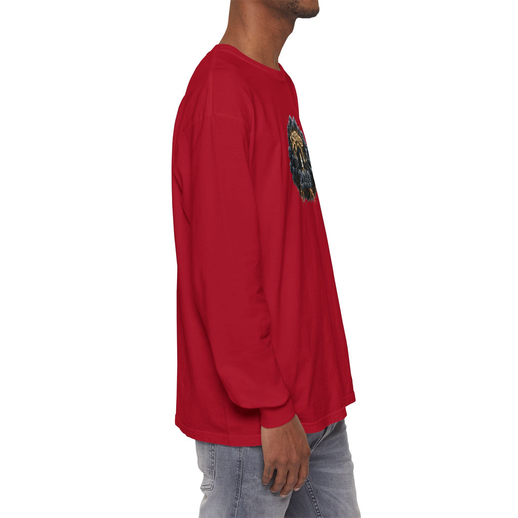 I Survived 2020 — Original PILOT Design: Director's Cut Unisex Garment-Dyed Long Sleeve T-Shirt