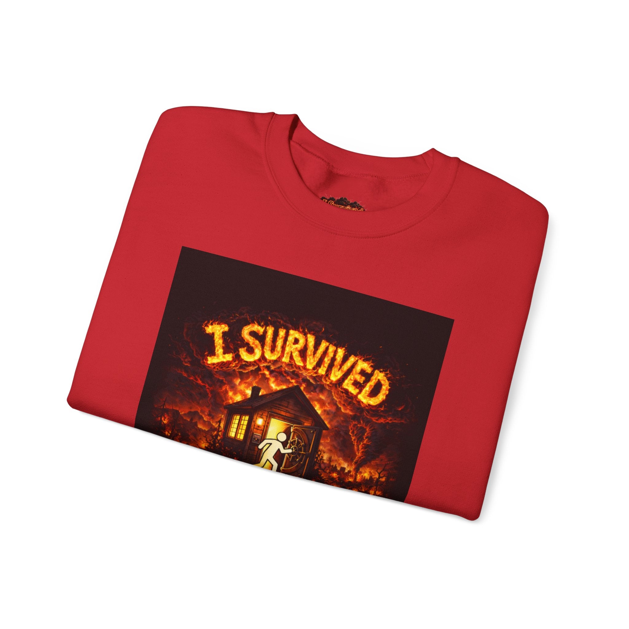 I Survived 2020 — S2:E2 "The Bobcat Fire" | Wildfire Edition Memorial Unisex Heavy Blend™ Crewneck Sweatshirt