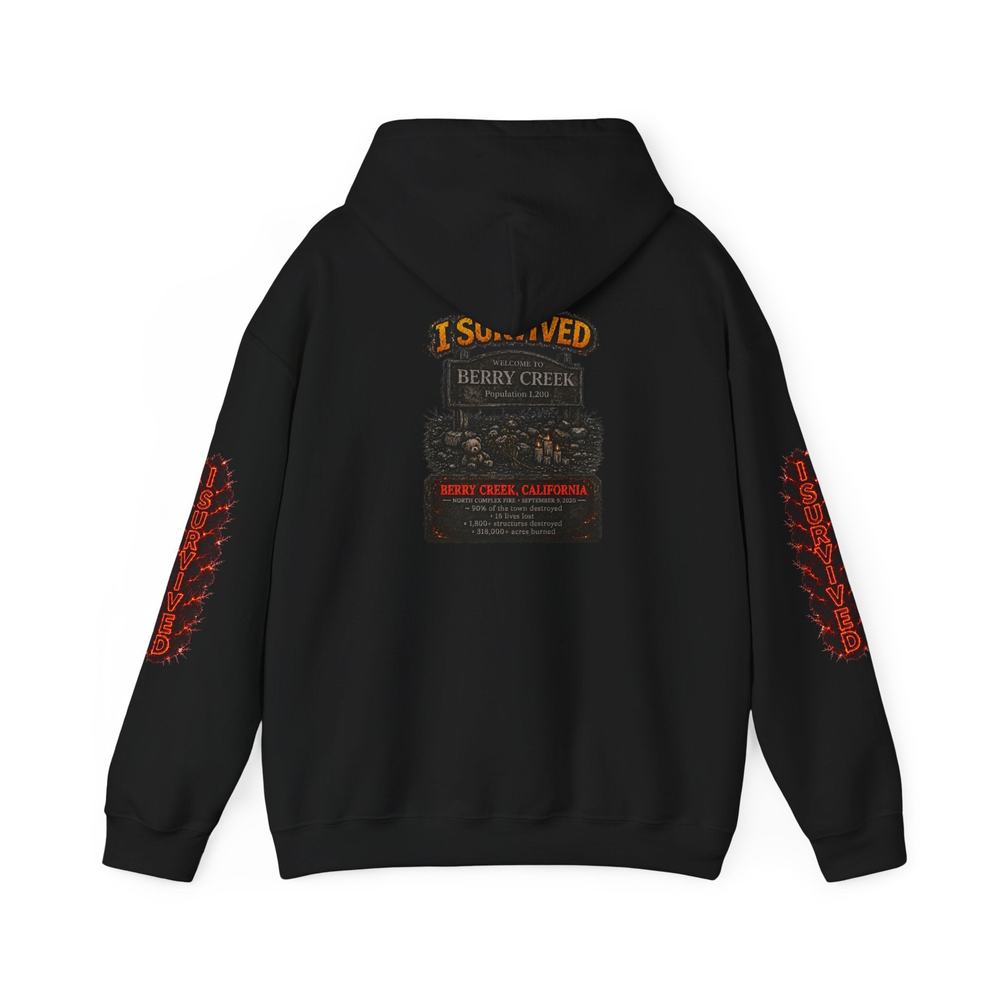 I Survived 2020 — Director's Cut S2:E1 "Berry Creek" | Wildfire Edition Memorial Hoodie Sweatshirt
