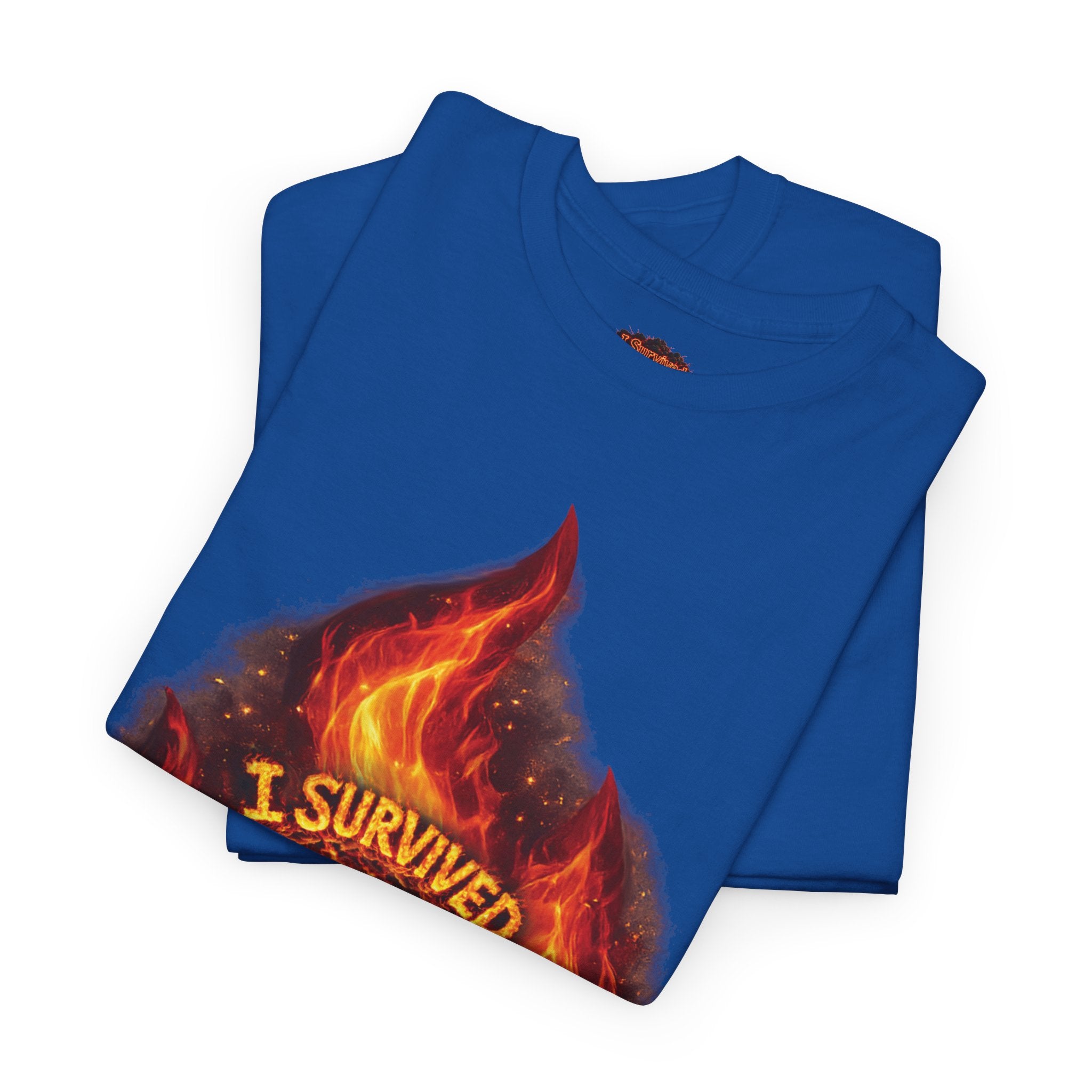 I Survived 2020 — Director's Cut S2:E3 "The California Wildfires" | Wildfire Edition Memorial Unisex Heavy Cotton Tee (SPECIAL EDITION)