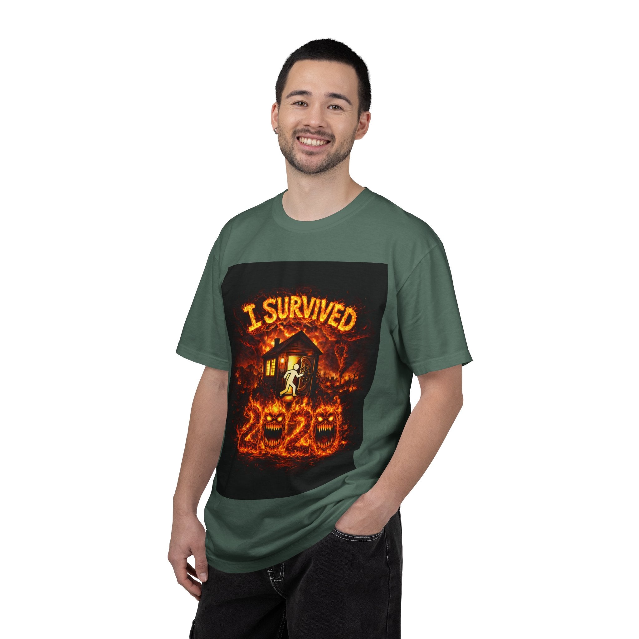 I Survived 2020 — S2:E4 "Western U.S. Wildfire Season" | Mid-Season Finale Pt. 1 | Wildfire Edition Memorial Unisex Garment-Dyed T-shirt