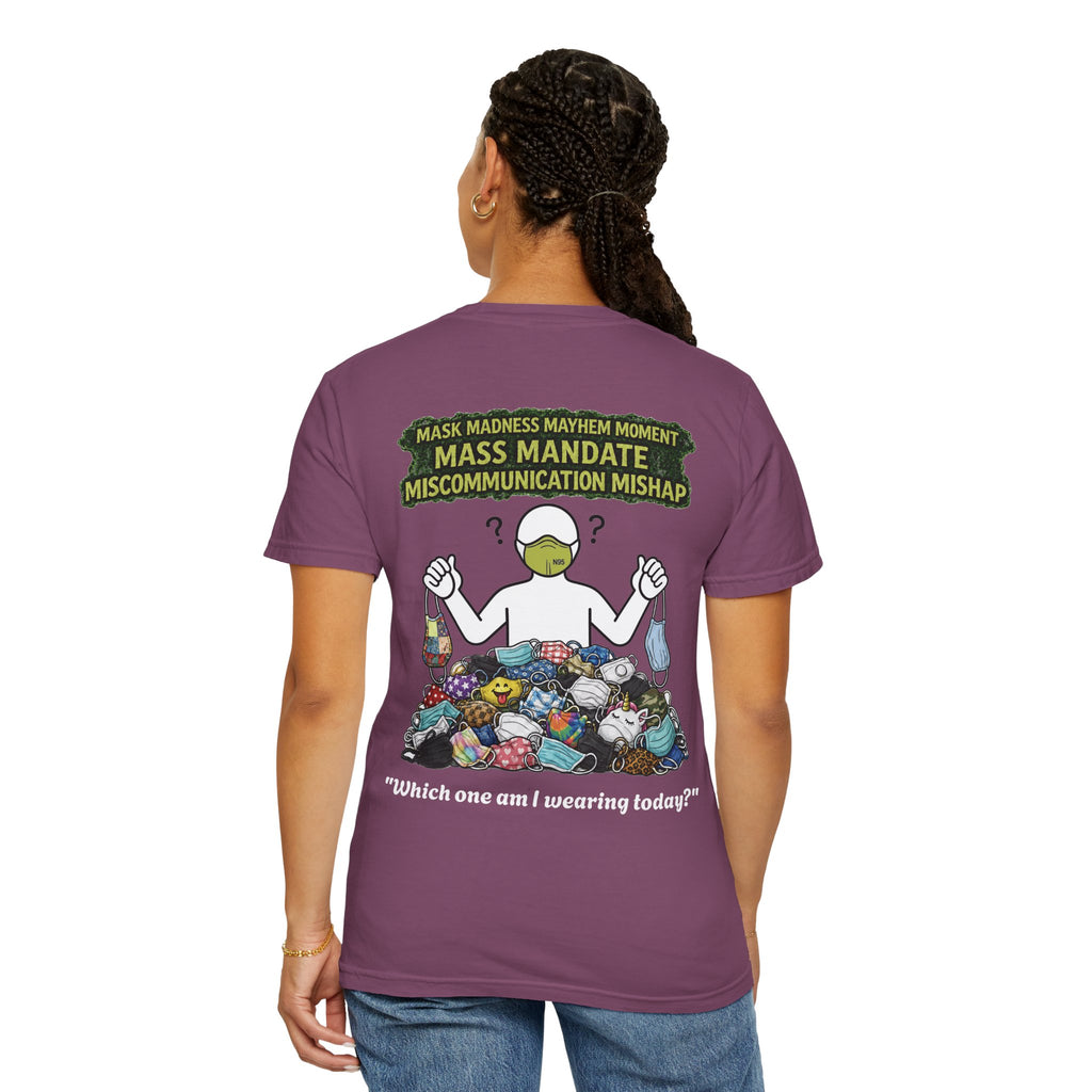 I Survived 2020 — Director's Cut S1:E4 "Mask Madness Mayhem Moment" | Pandemic Edition Unisex Garment-Dyed T-shirt