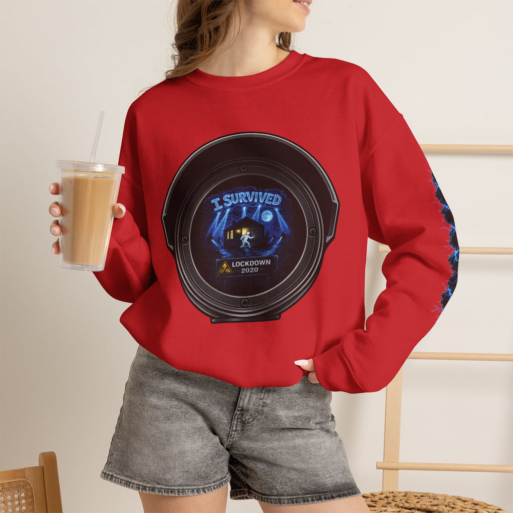 I Survived 2020 — Director's Cut S3:E3 "Remote Schooling" | Lockdown Edition Documentary Unisex Heavy Blend™ Crewneck Sweatshirt