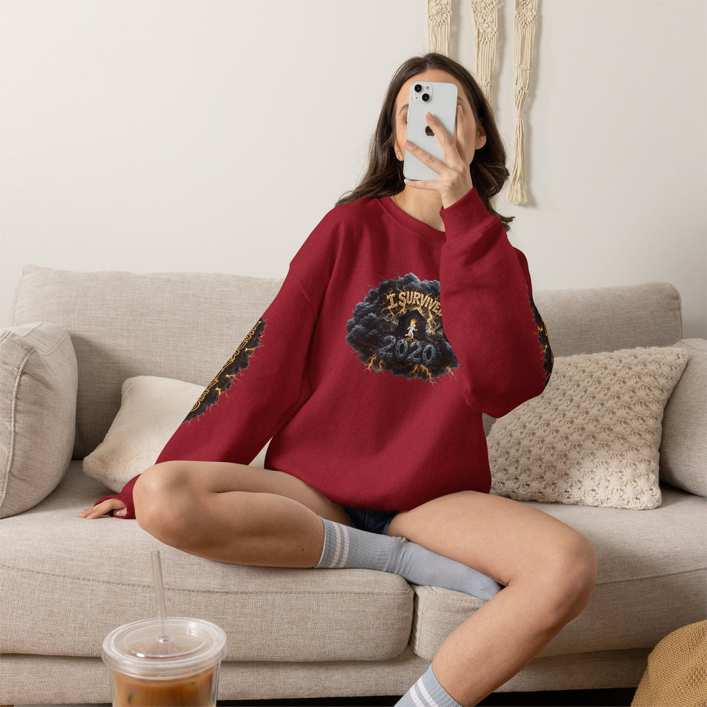 I Survived 2020 — Original PILOT Design: Director's Cut Special Edition Unisex Heavy Blend™ Crewneck Sweatshirt