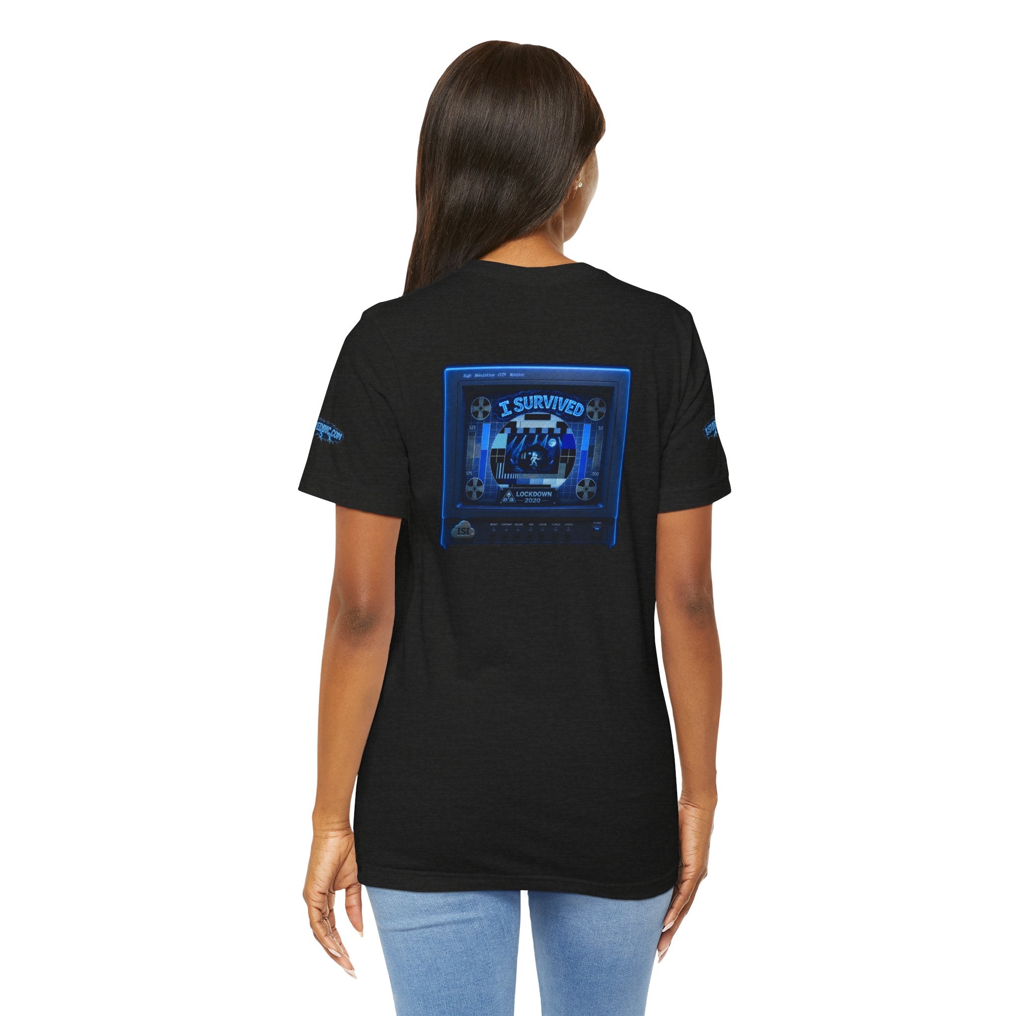 I Survived 2020 — "Please Stand By" Test Pattern Tee Lockdown Special Edition Summer Exclusive Unisex Jersey Short Sleeve Tee
