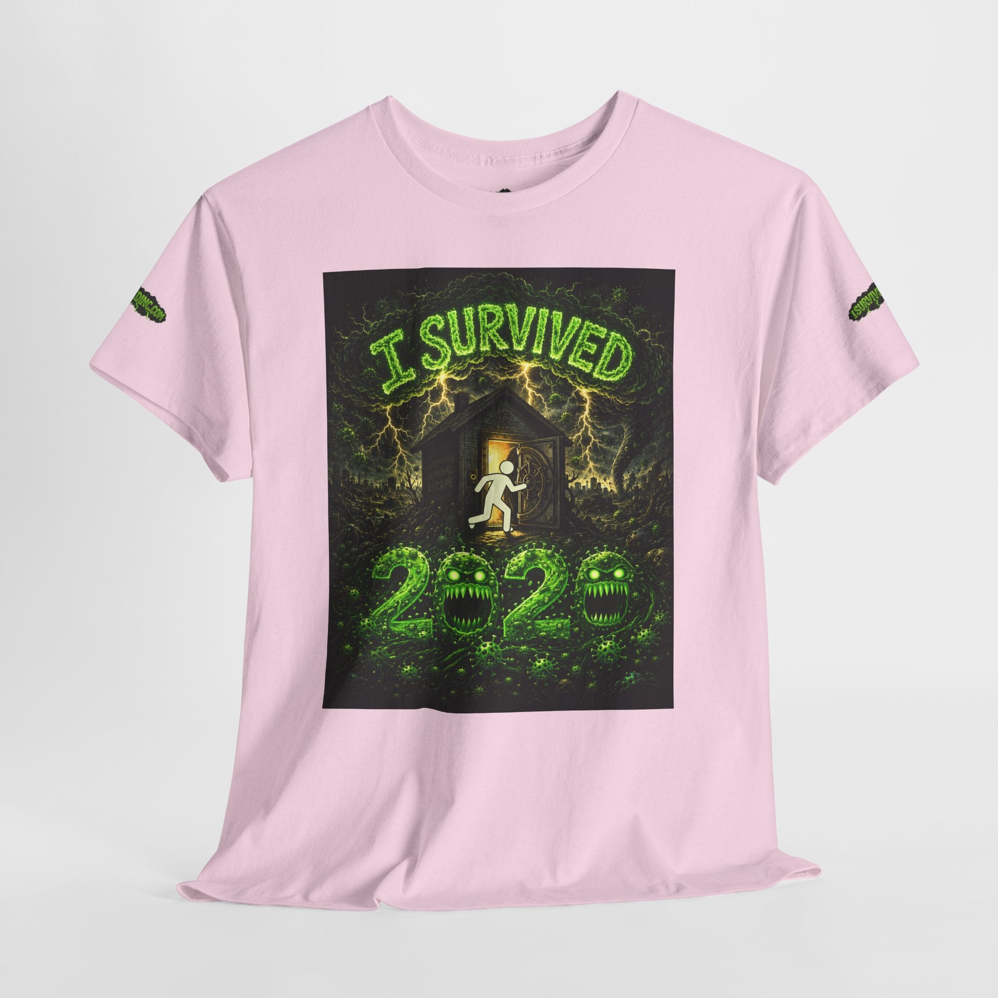 I Survived 2020 — S1:E1 "COVID-19: The Coronavirus" | Pandemic Edition Unisex Heavy Cotton Tee (SPECIAL EDITION)