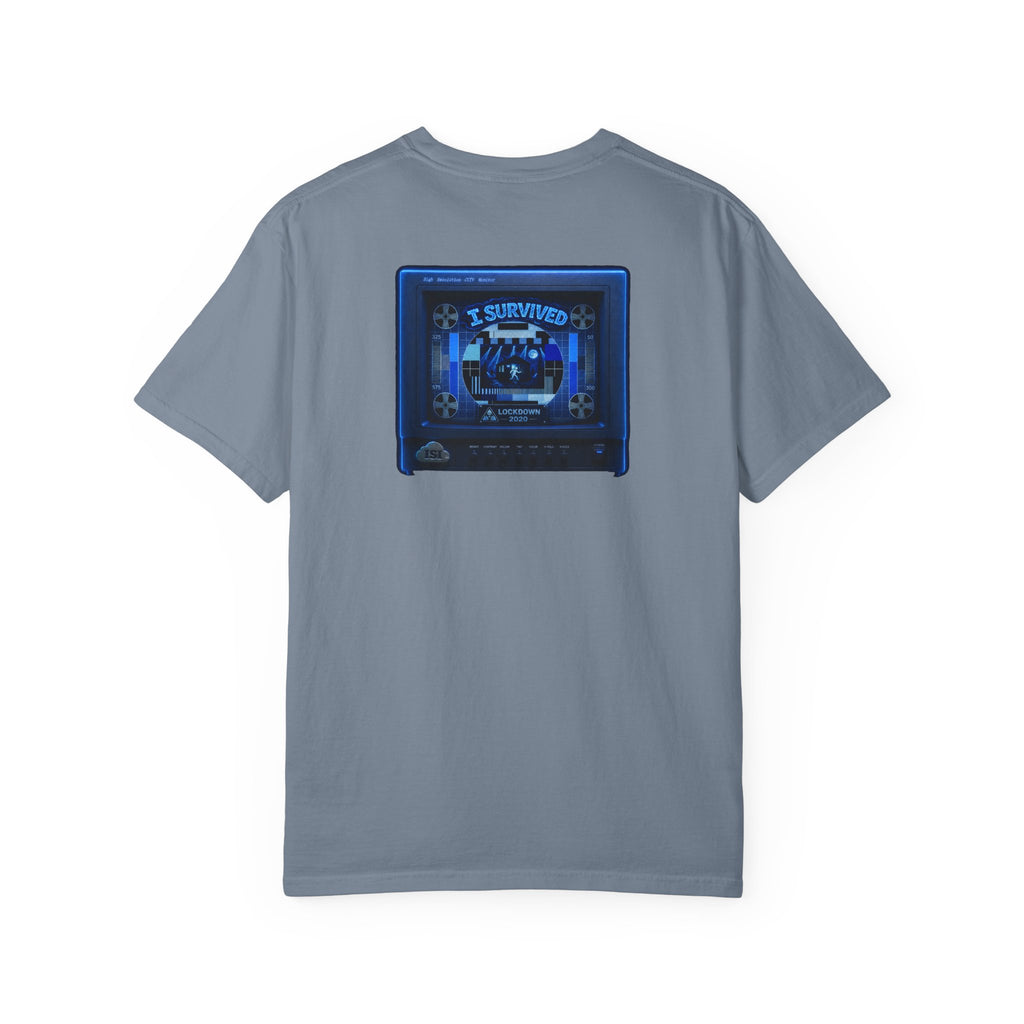 I Survived 2020 — "Please Stand By" Test Pattern Tee Lockdown Special Edition Summer Exclusive Unisex Garment-Dyed T-shirt