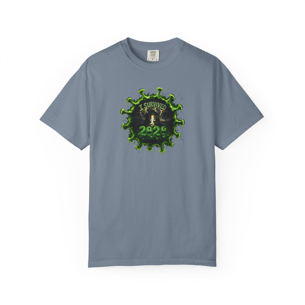 I Survived 2020 — PANDEMIC S1:E5: Director's Cut "Delivery Doomsday" Unisex Garment-Dyed T-shirt