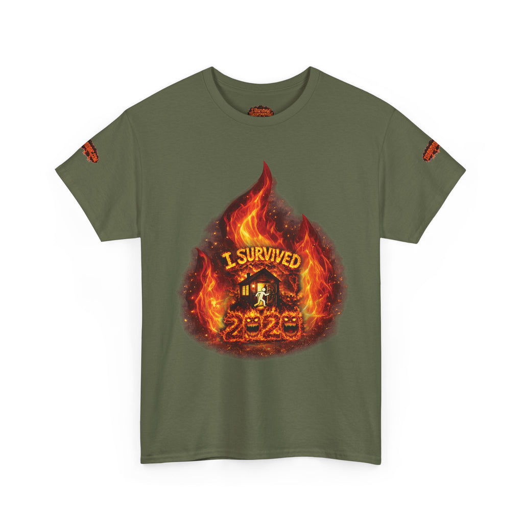 I Survived 2020 — Director's Cut S2:E2 "The Bobcat Fire" | Wildfire Edition Memorial Unisex Heavy Cotton Tee (SPECIAL EDITION)