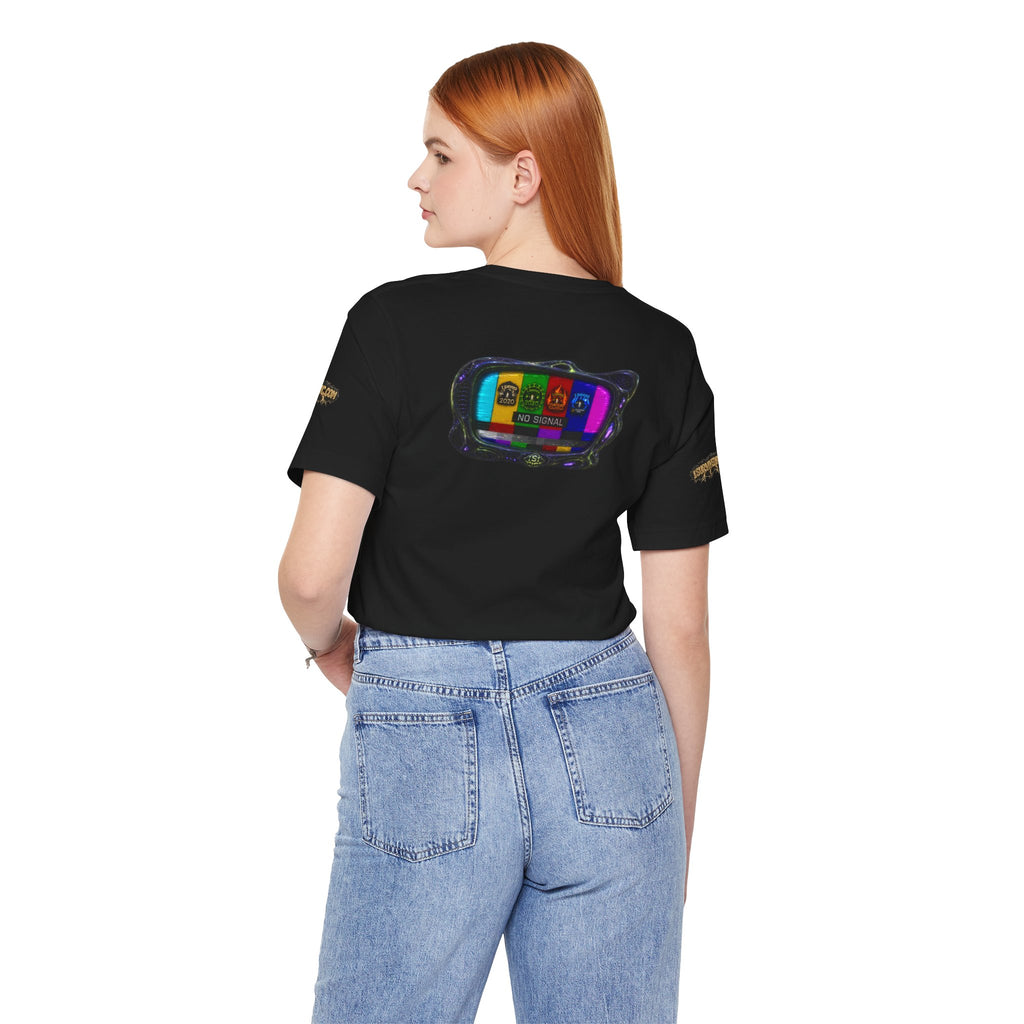 I Survived 2020 — "No Signal" Test Pattern Tee Alien Broadcast Finale Summer Premiere Unisex Jersey Short Sleeve Tee