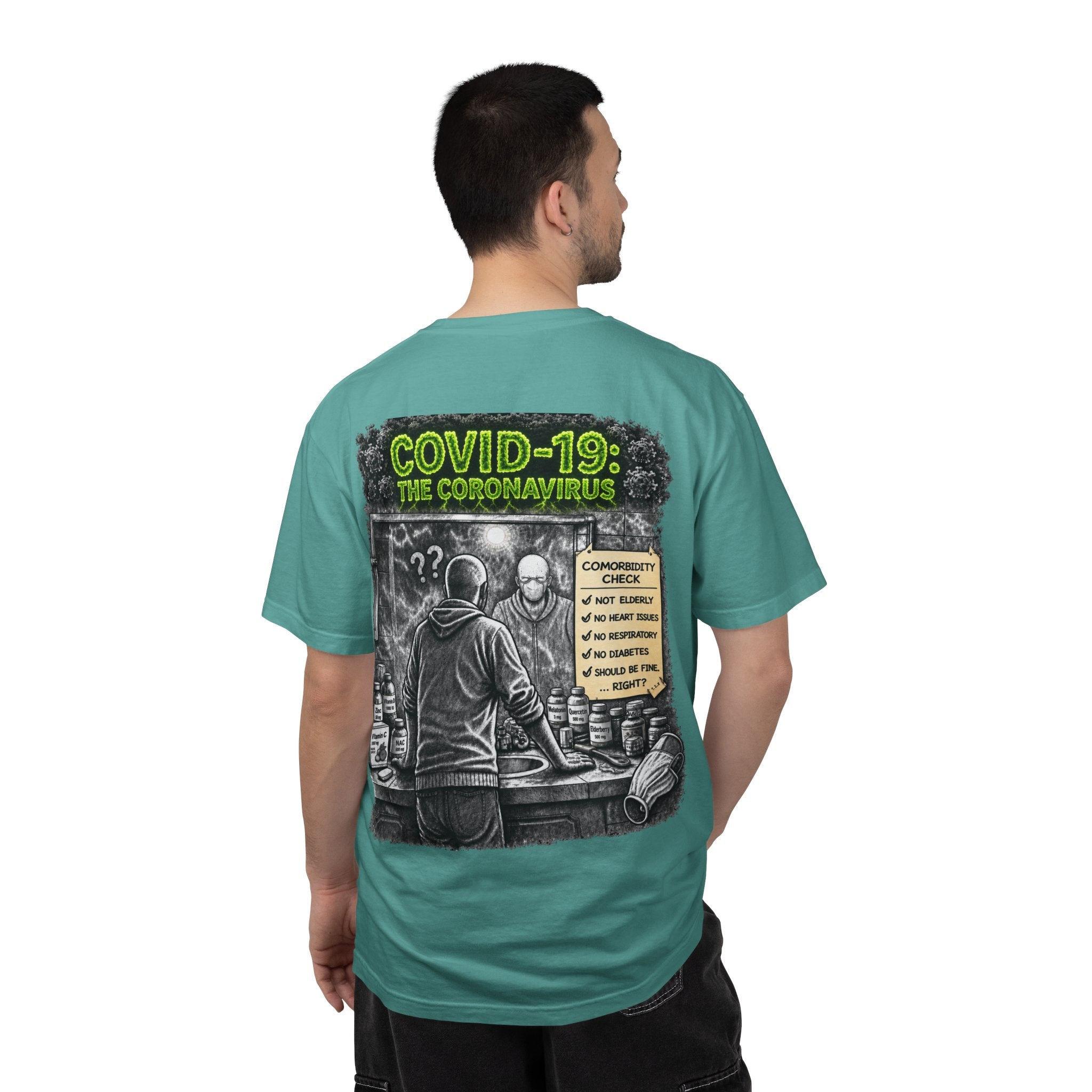 I Survived 2020 — S1:E1 "COVID-19: The Coronavirus" | Pandemic Edition Unisex Garment-Dyed T-shirt