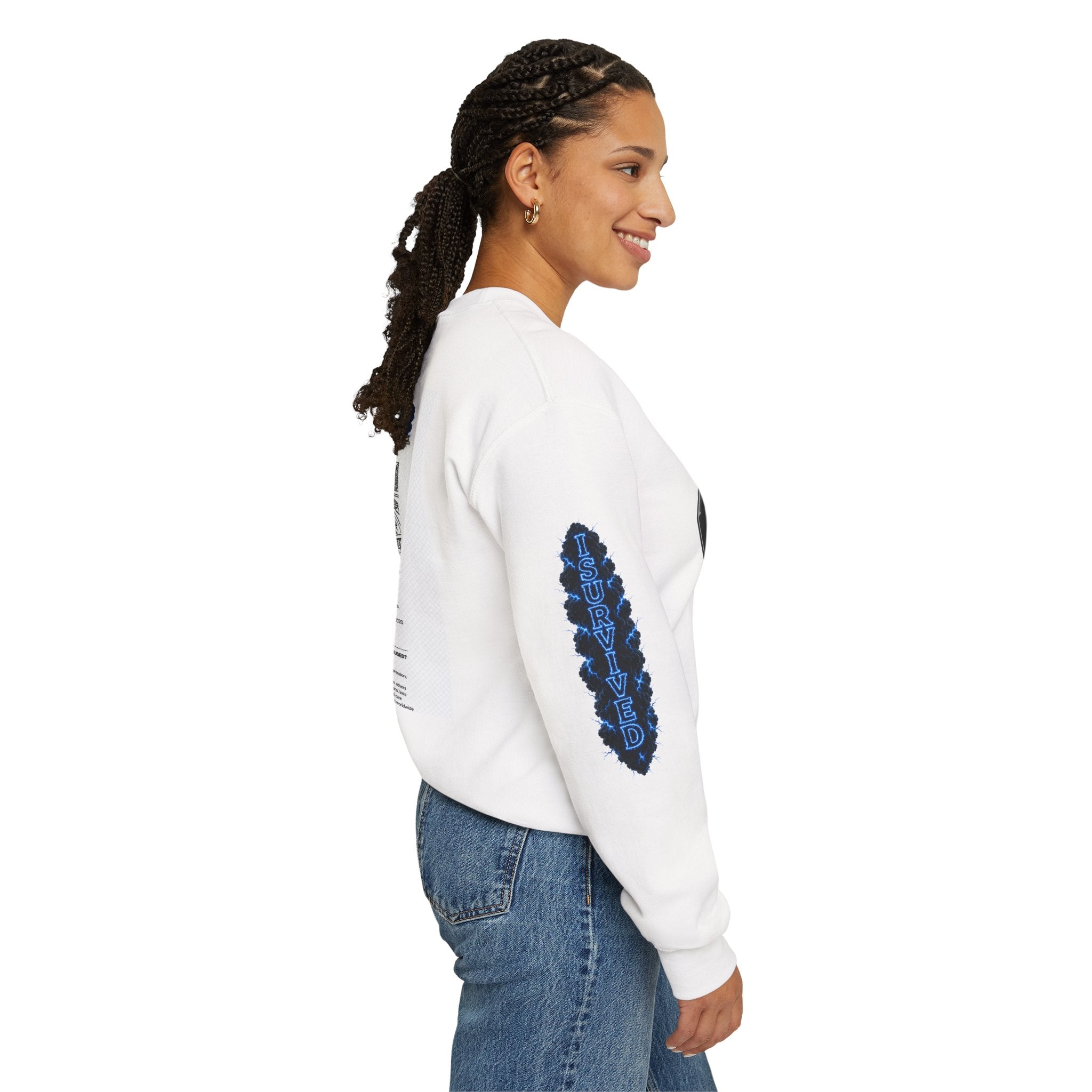 I Survived 2020 — Director's Cut S3:E1 "Quarantine" | Lockdown Edition Documentary Unisex Heavy Blend™ Crewneck Sweatshirt