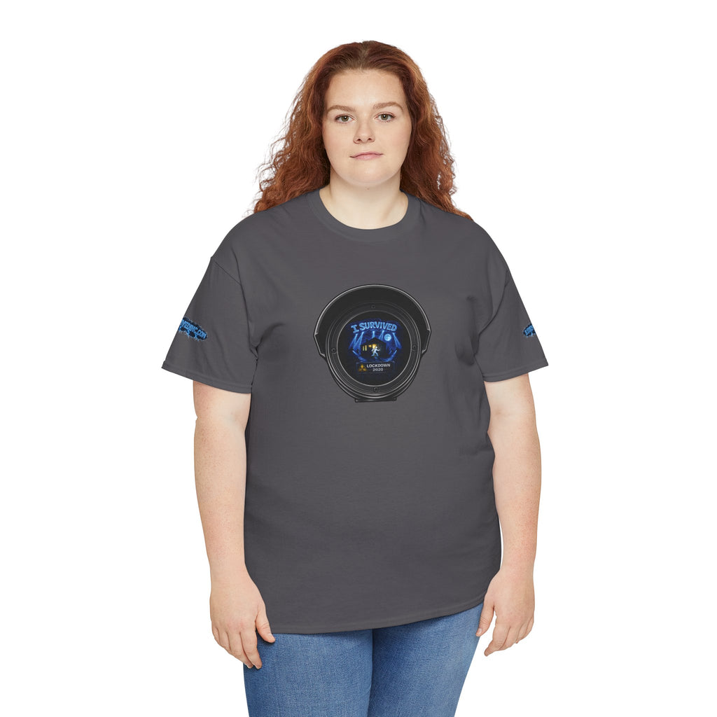 I Survived 2020 — LOCKDOWN S3:E3: Director's Cut Special Edition "Remote Schooling" Unisex Heavy Cotton Tee