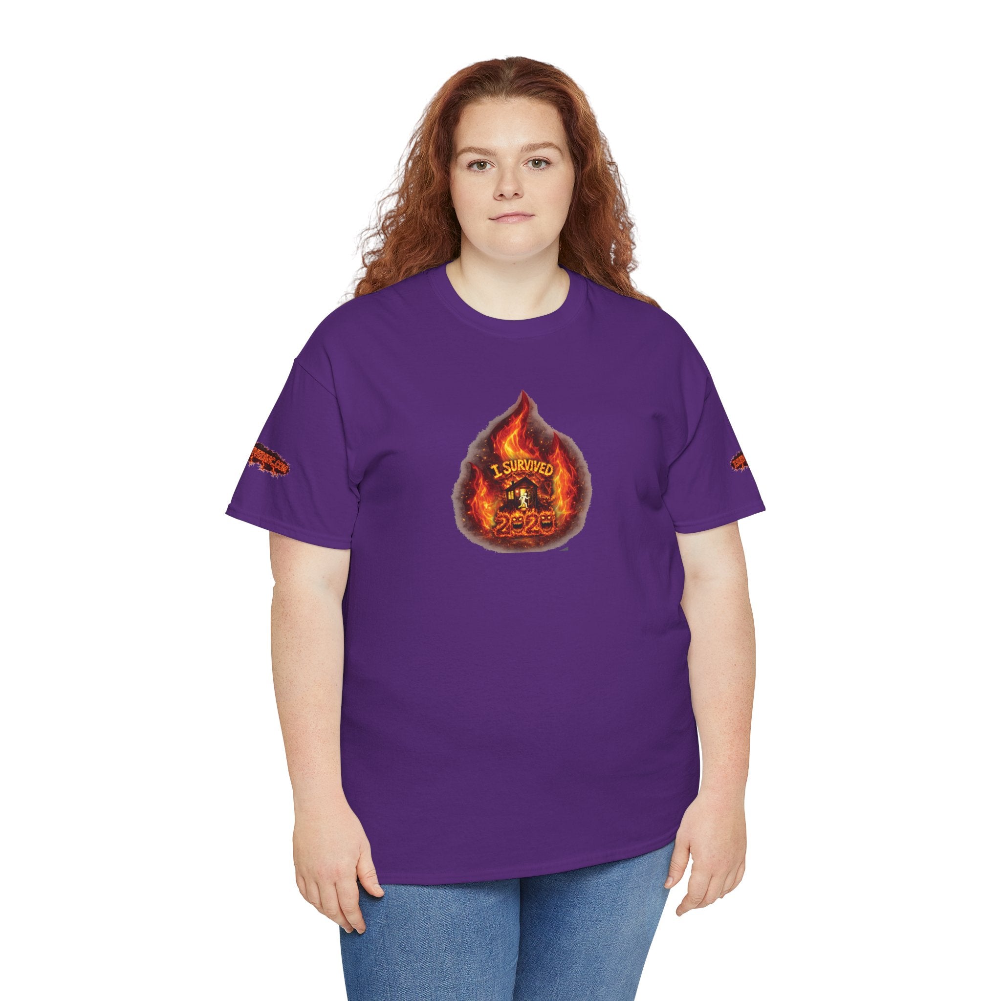 I Survived 2020 — WILDFIRES S2:E3: Director's Cut Special Edition "The California Wildfires" Memorial Unisex Heavy Cotton Tee