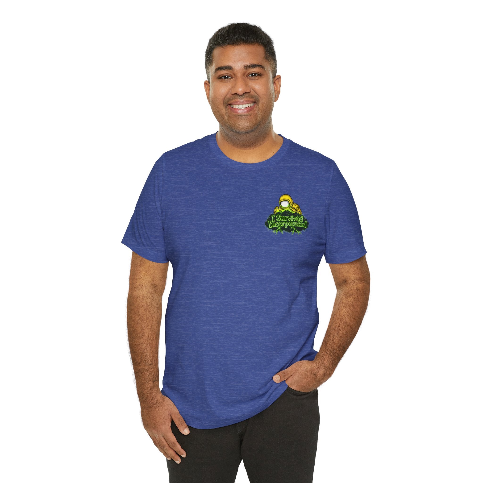 I Survived 2020 — "Please Stand By" Test Pattern Toxic Signal Tee Summer Premiere Unisex Jersey Short Sleeve Tee