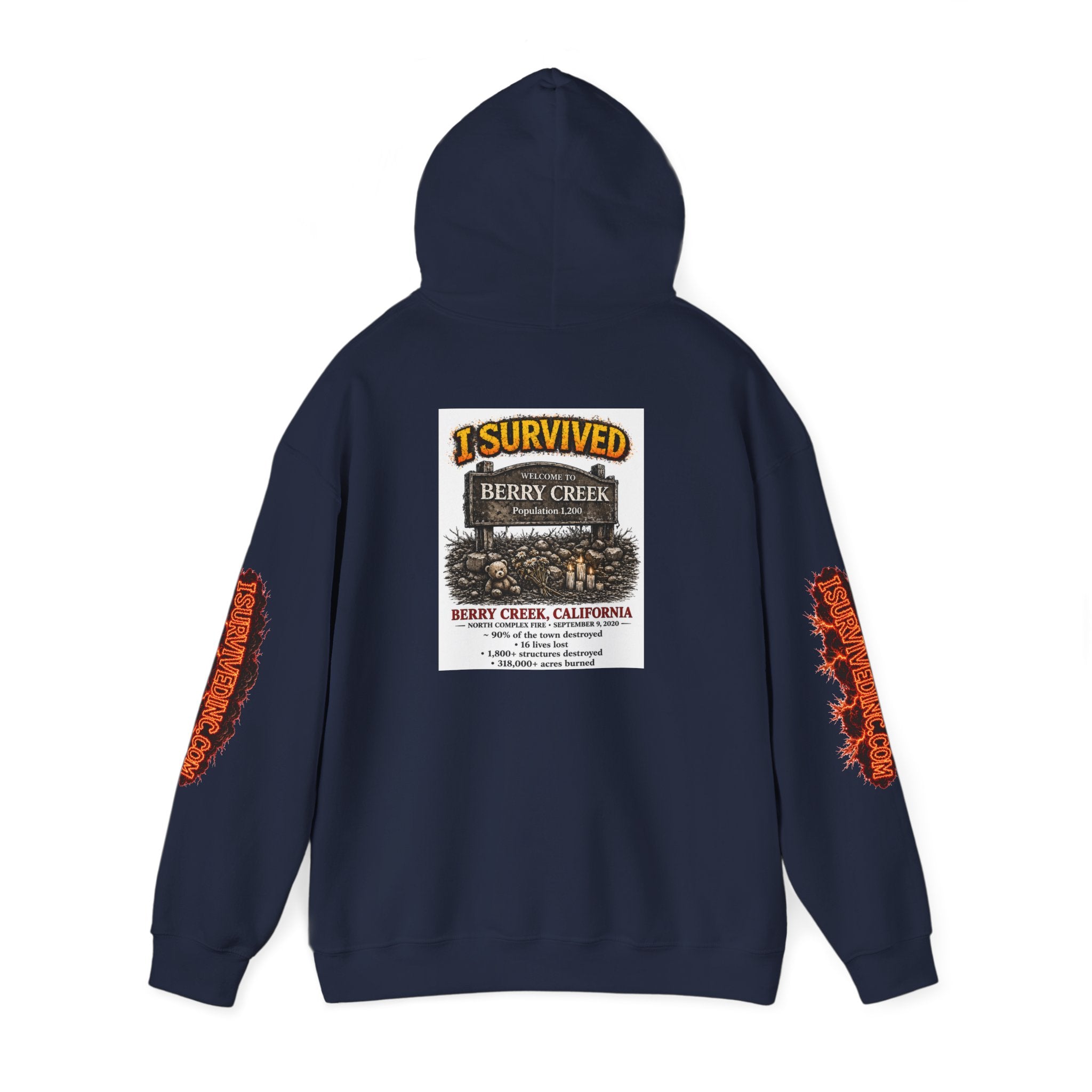 I Survived 2020 — S2:E1 "Berry Creek" | Wildfire Edition Memorial Hoodie Sweatshirt