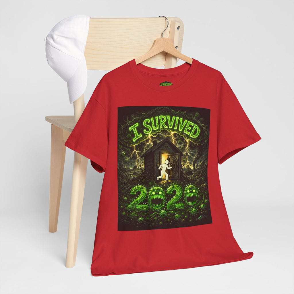 I Survived 2020 — S1:E2 "The Coming of COVID" | Pandemic Edition Unisex Heavy Cotton Tee