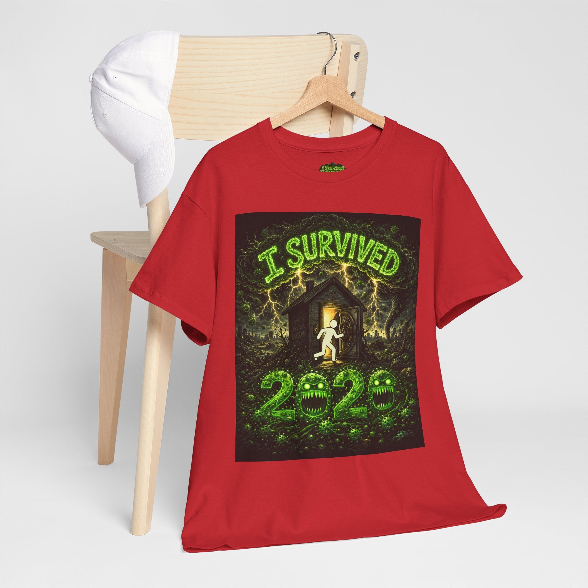 I Survived 2020 — S1:E2 "The Coming of COVID" | Pandemic Edition Unisex Heavy Cotton Tee
