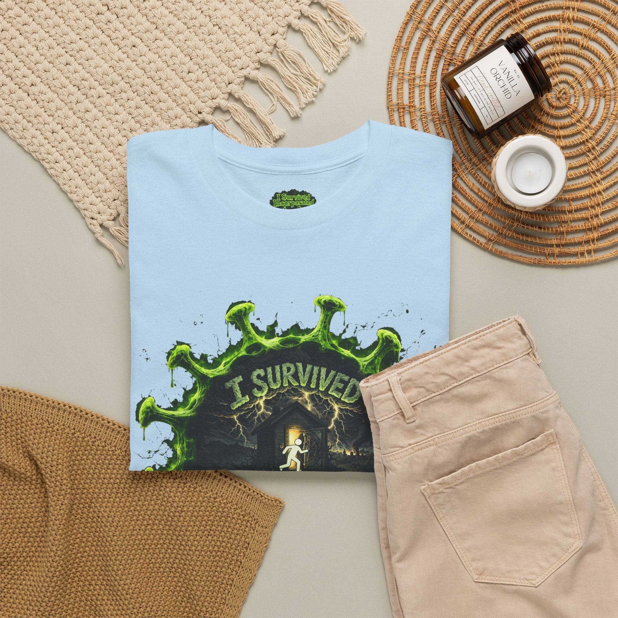 I Survived 2020 — Director's Cut S1:E4 "Mask Madness Mayhem Moment" | Pandemic Edition Unisex Heavy Cotton Tee