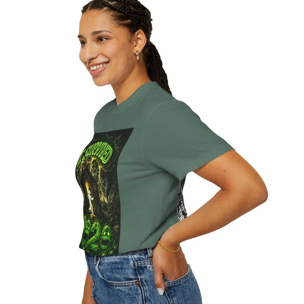 I Survived 2020 — S1:E1 "COVID-19: The Coronavirus" | Pandemic Edition Unisex Garment-Dyed T-shirt