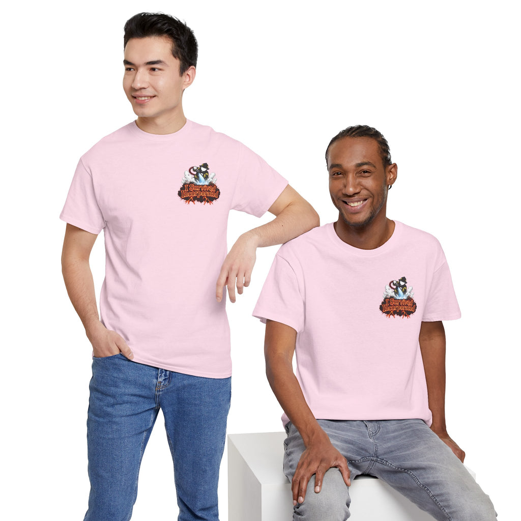I Survived 2020 — "Please Stand By" Test Pattern Tee Wildfire Signal Edition Summer Premiere Unisex Heavy Cotton Tee