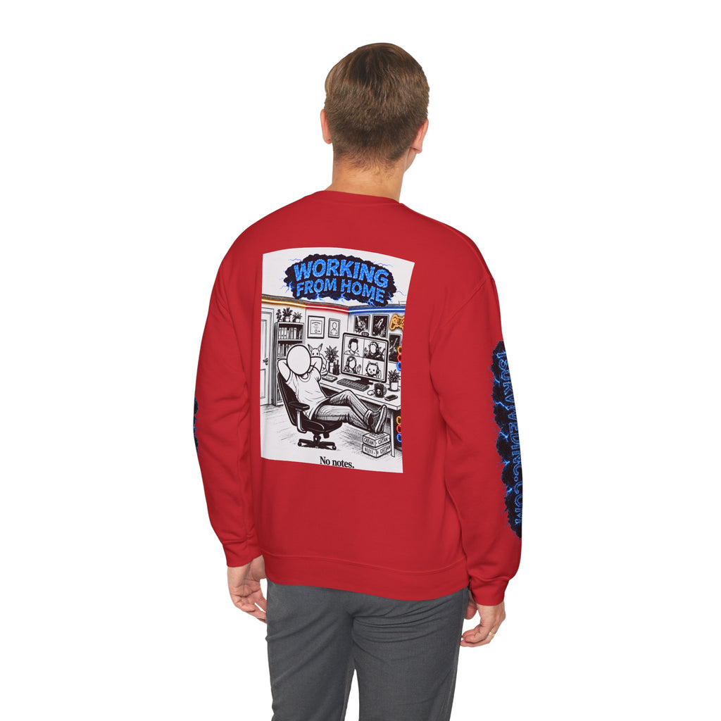 I Survived 2020 — S3:E4 "Working From Home" | Mid-Season Finale Pt. 1 | Lockdown Edition Documentary Unisex Heavy Blend™ Crewneck Sweatshirt