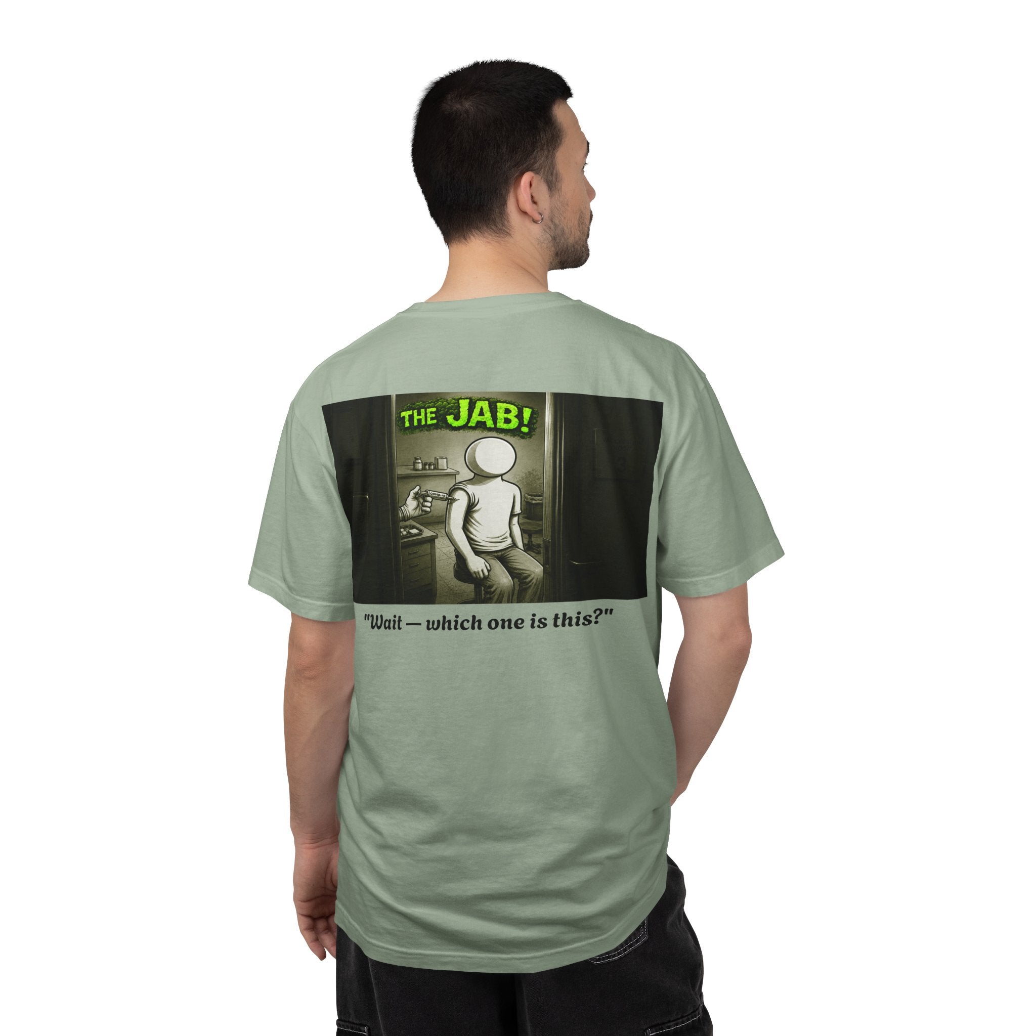 I Survived 2020 — PANDEMIC S1:E3: "The Jab!" Unisex Garment-Dyed T-shirt