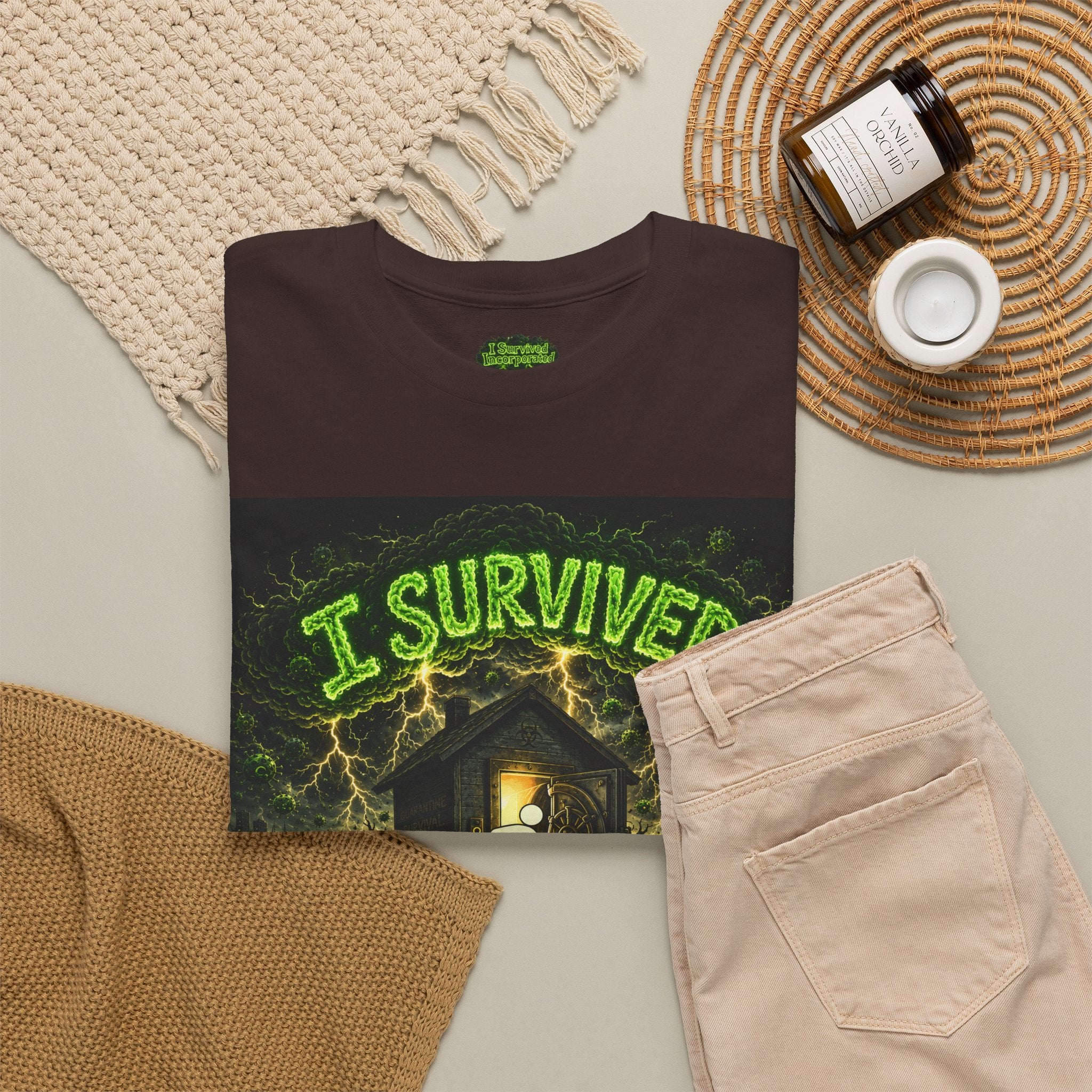 I Survived 2020 — PANDEMIC S1:E4: Special Edition "Mask Madness" Unisex Heavy Cotton Tee