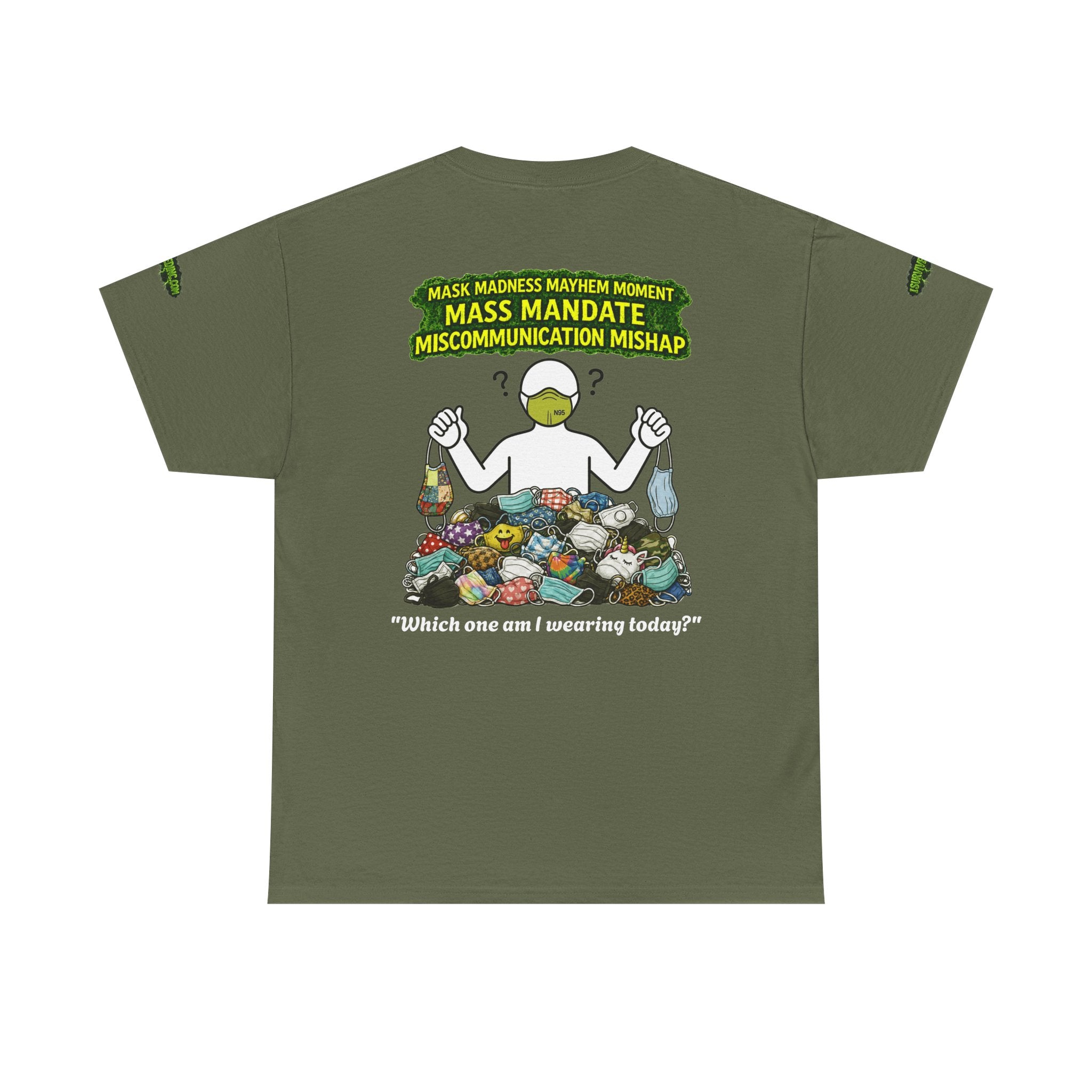 I Survived 2020 — PANDEMIC S1:E4: Director's Cut Special Edition "Mask Madness" Unisex Heavy Cotton Tee