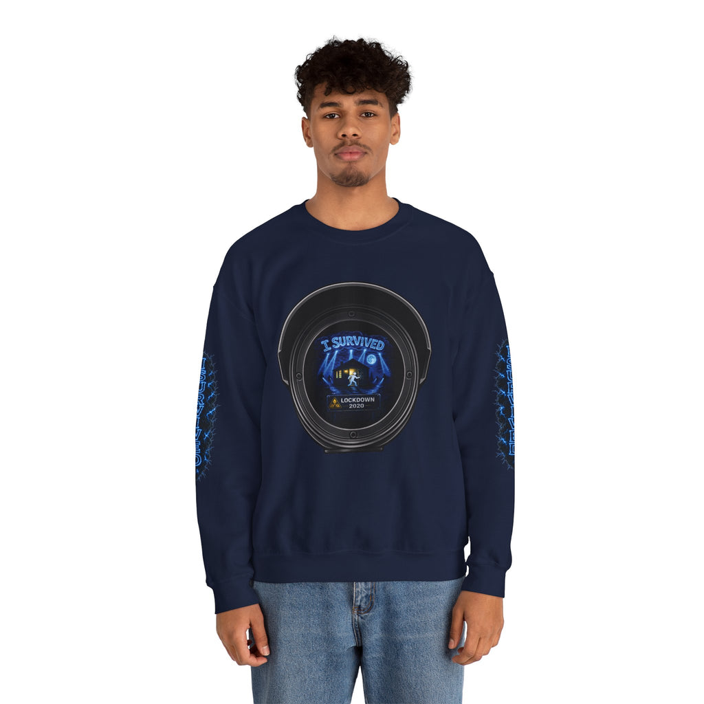 I Survived 2020 — Director's Cut S3:E1 "Quarantine" | Lockdown Edition Documentary Unisex Heavy Blend™ Crewneck Sweatshirt