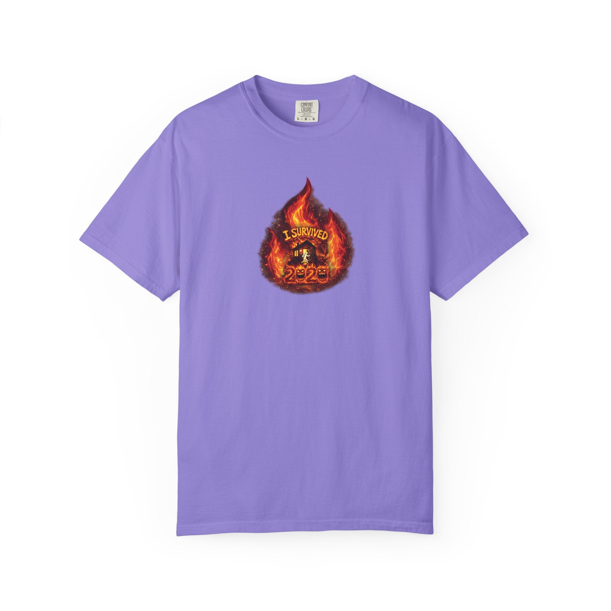 I Survived 2020 — WILDFIRES S2:E4: Director's Cut "Western U.S. Wildfire Season" Memorial Unisex Garment-Dyed T-shirt