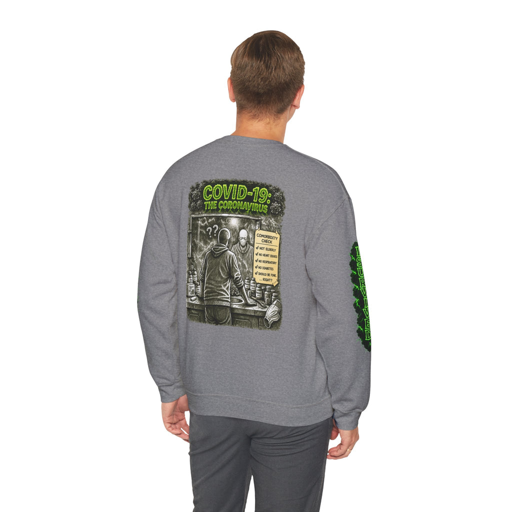 I Survived 2020 — PANDEMIC S1:E1: Director's Cut "COVID-19: The Coronavirus" Unisex Heavy Blend™ Crewneck Sweatshirt
