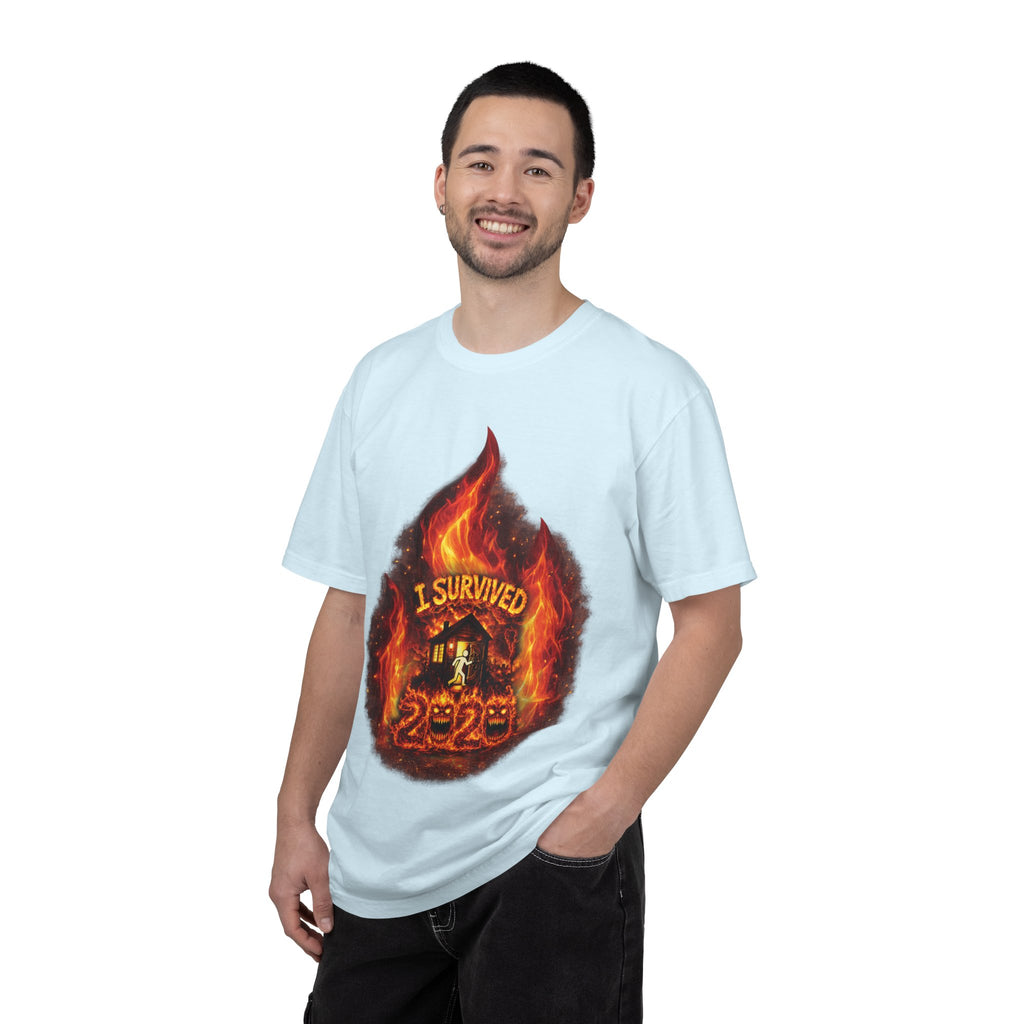 I Survived 2020 — Director's Cut S2:E1 "Berry Creek" | Wildfire Edition Memorial Unisex Garment-Dyed T-shirt