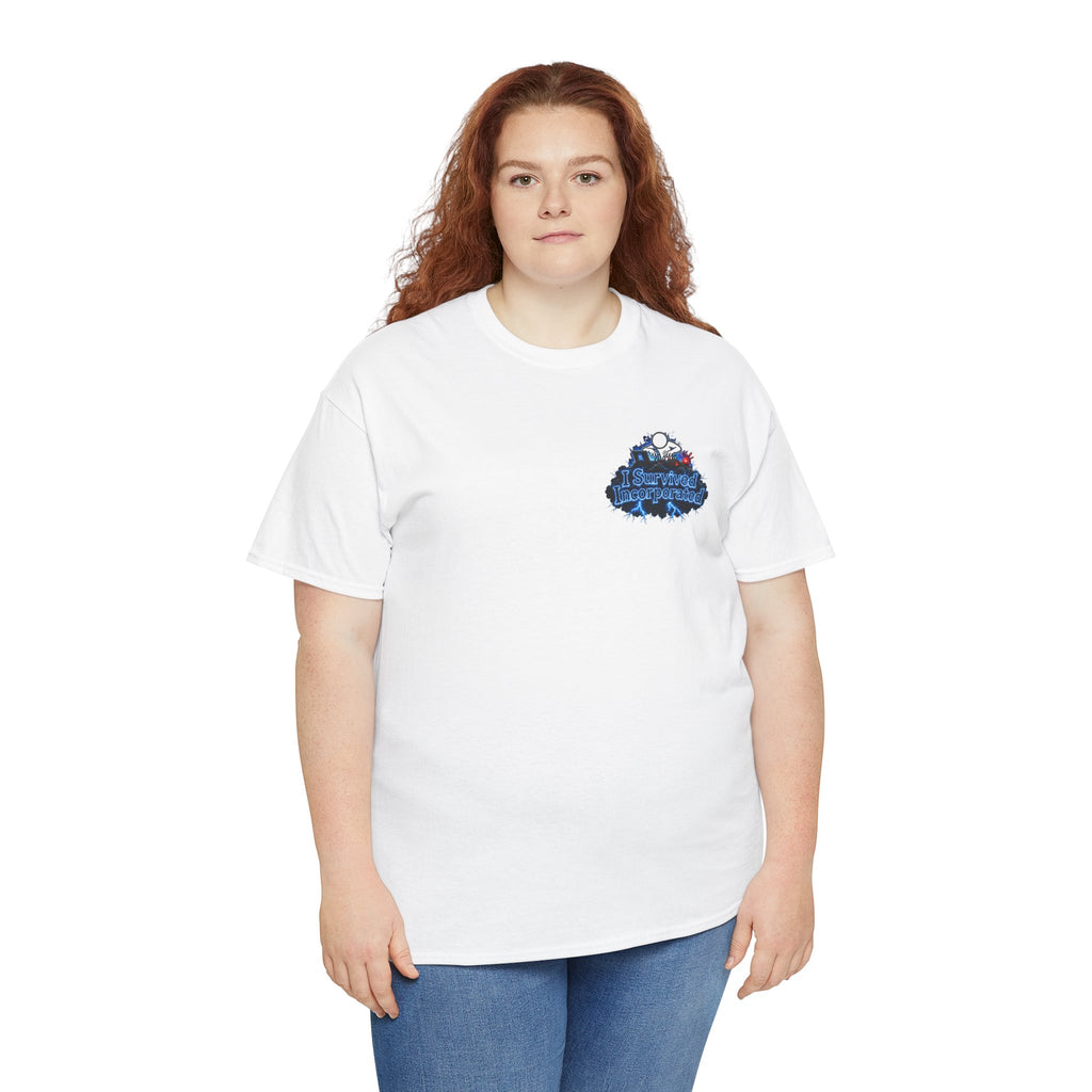 I Survived 2020 — "Please Stand By" Test Pattern Tee Lockdown Surveillance Edition Summer Exclusive Unisex Heavy Cotton Tee