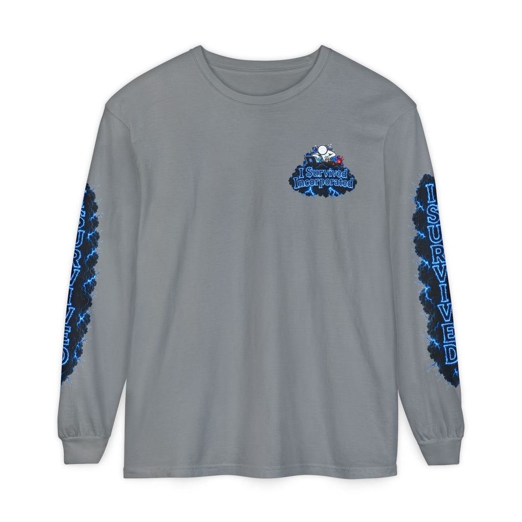 I Survived 2020 — "Please Stand By" Test Pattern Tee Lockdown Special Edition Summer Exclusive Unisex Garment-Dyed Long Sleeve T-Shirt